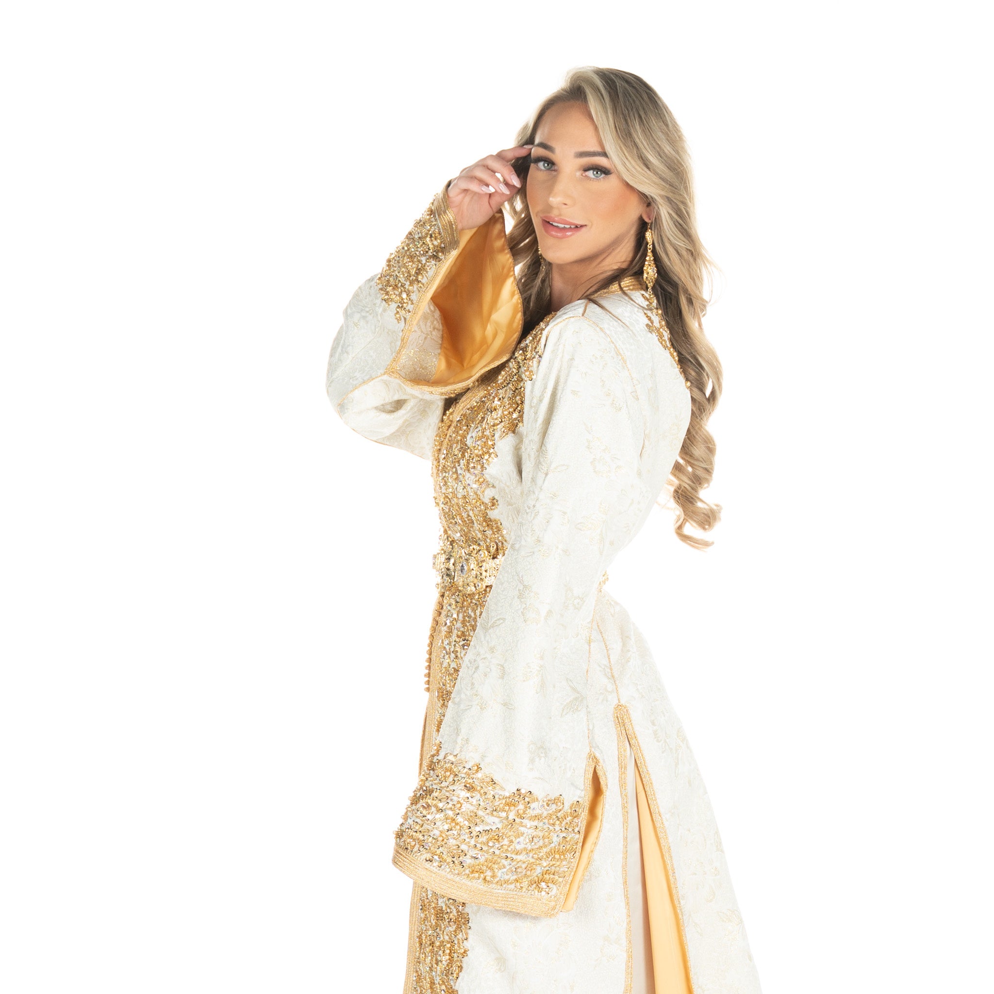 Exclusieve Caftan Isabel Gold