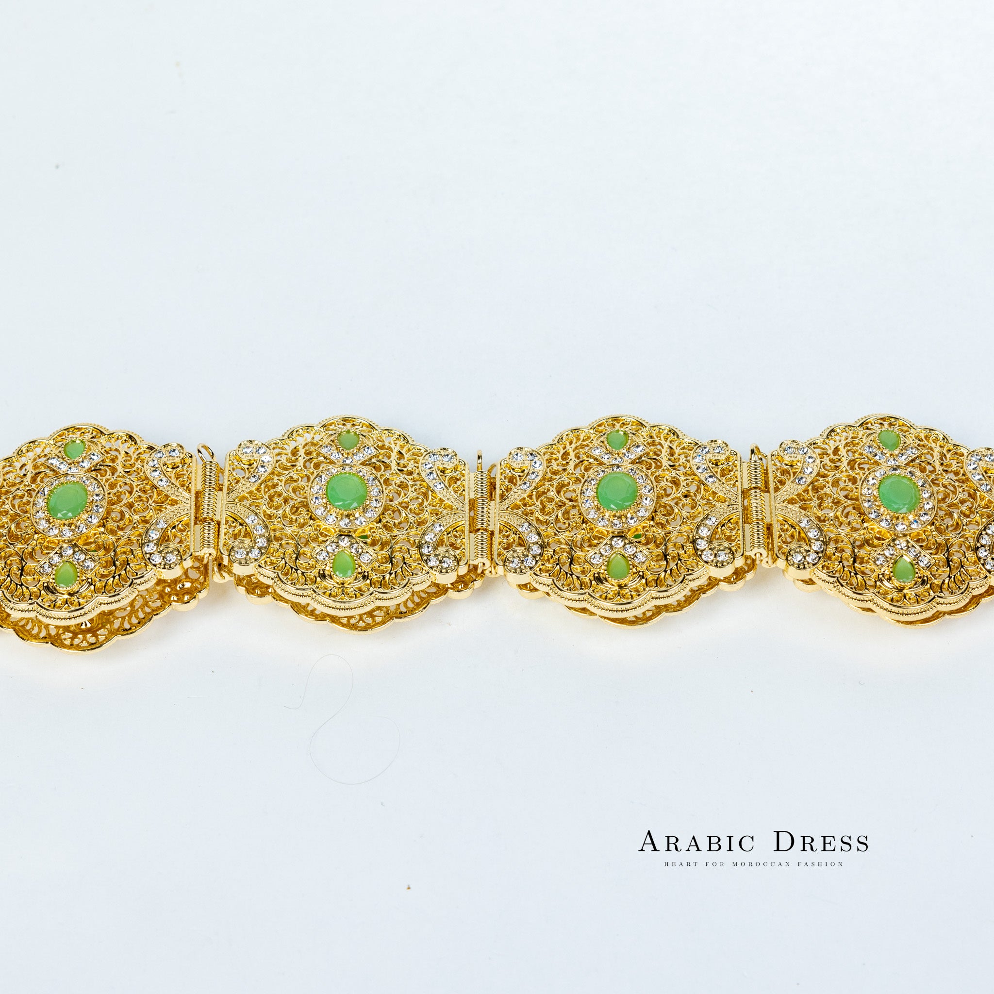 Ahri Gold/Mintgreen Belt