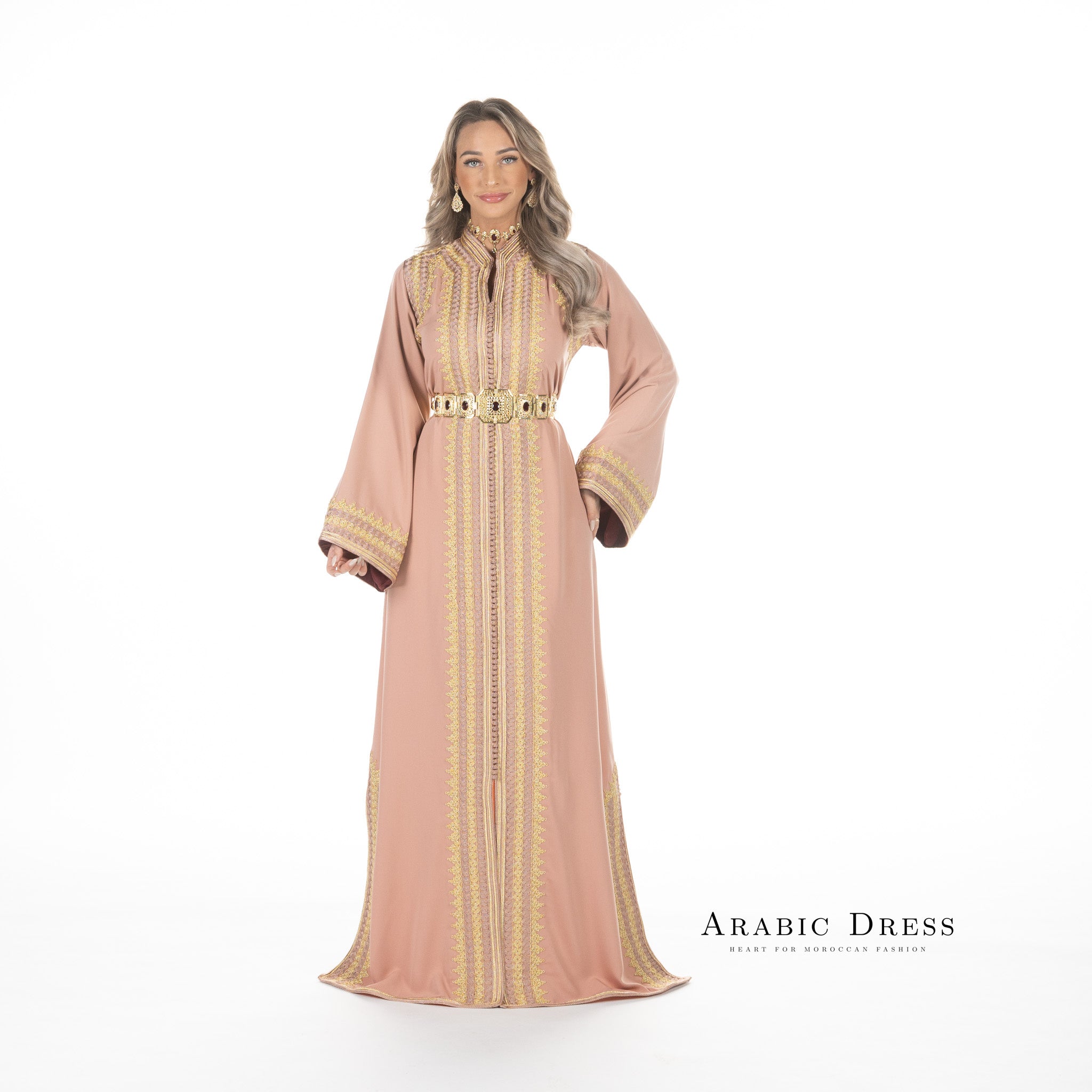 Caftan Tasnim Paleviolet pink