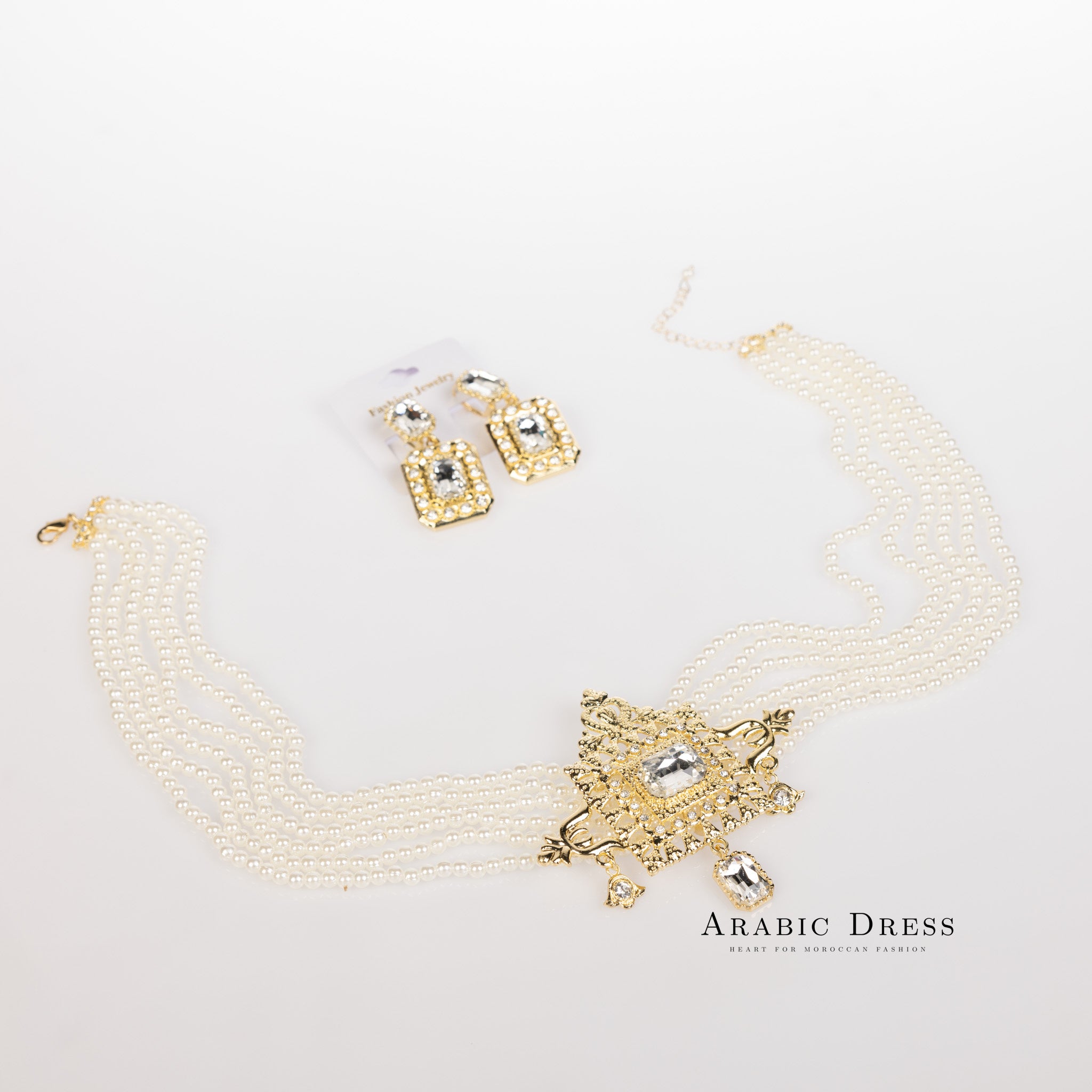 White Gold Youra Necklace set