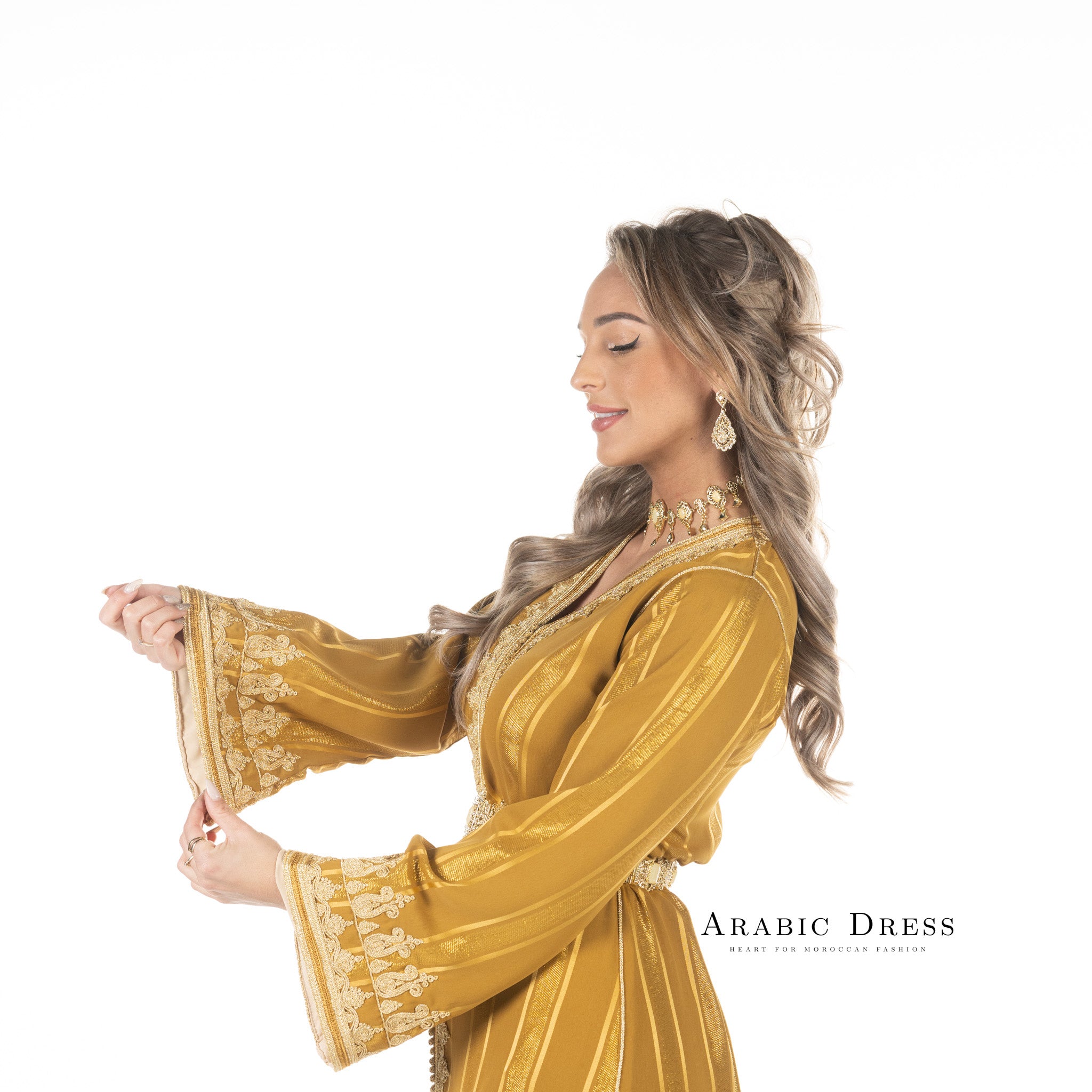 Caftan Hidaya Darkolive Green