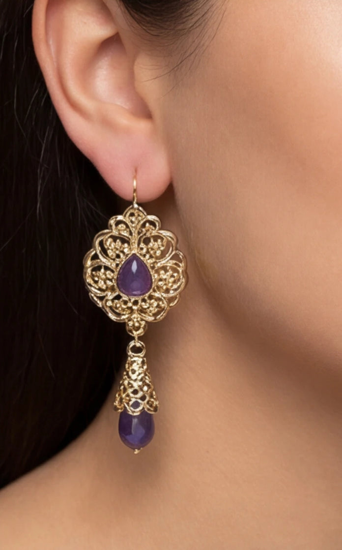 Purple Nabi Earrings