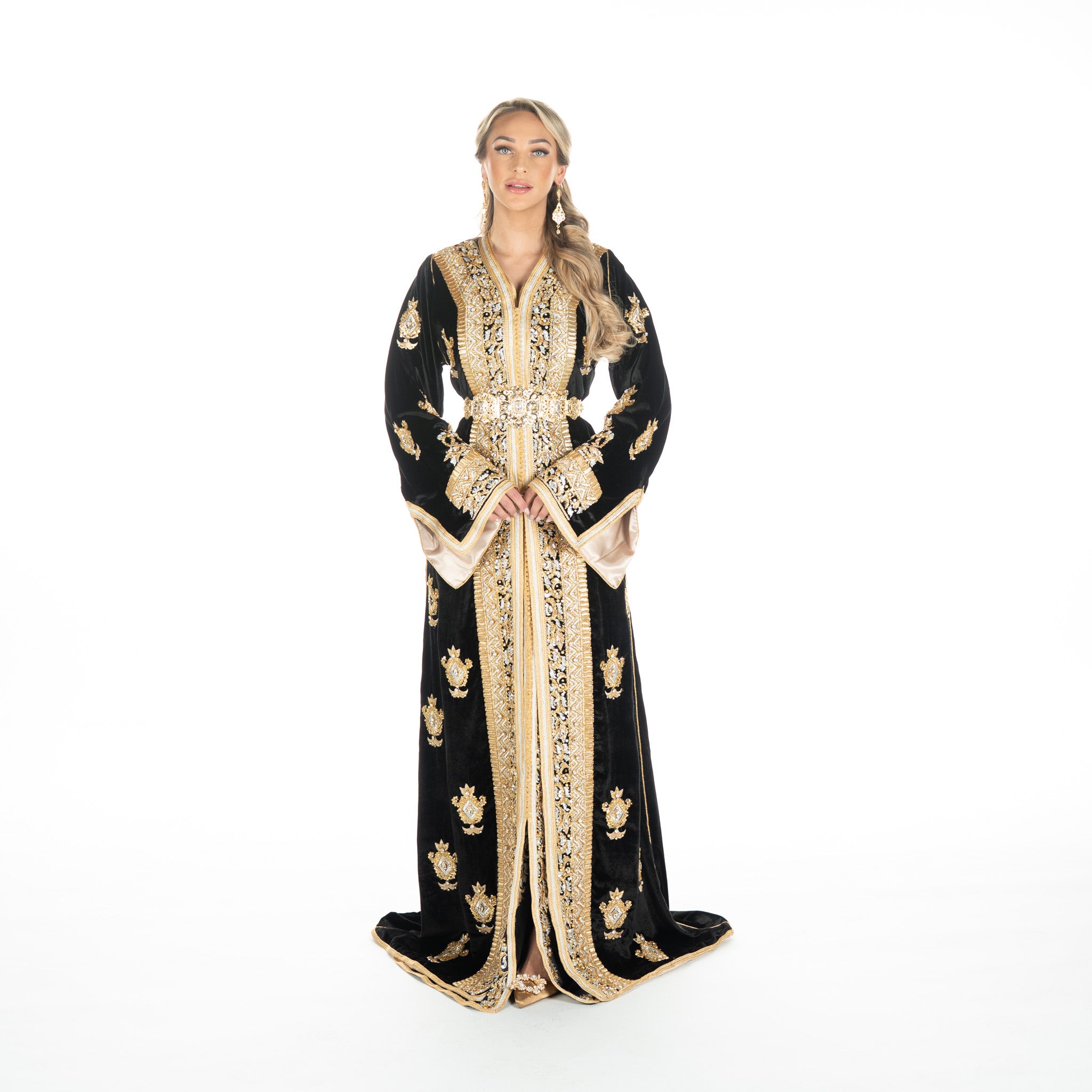 Exclusieve Caftan Aleena Black