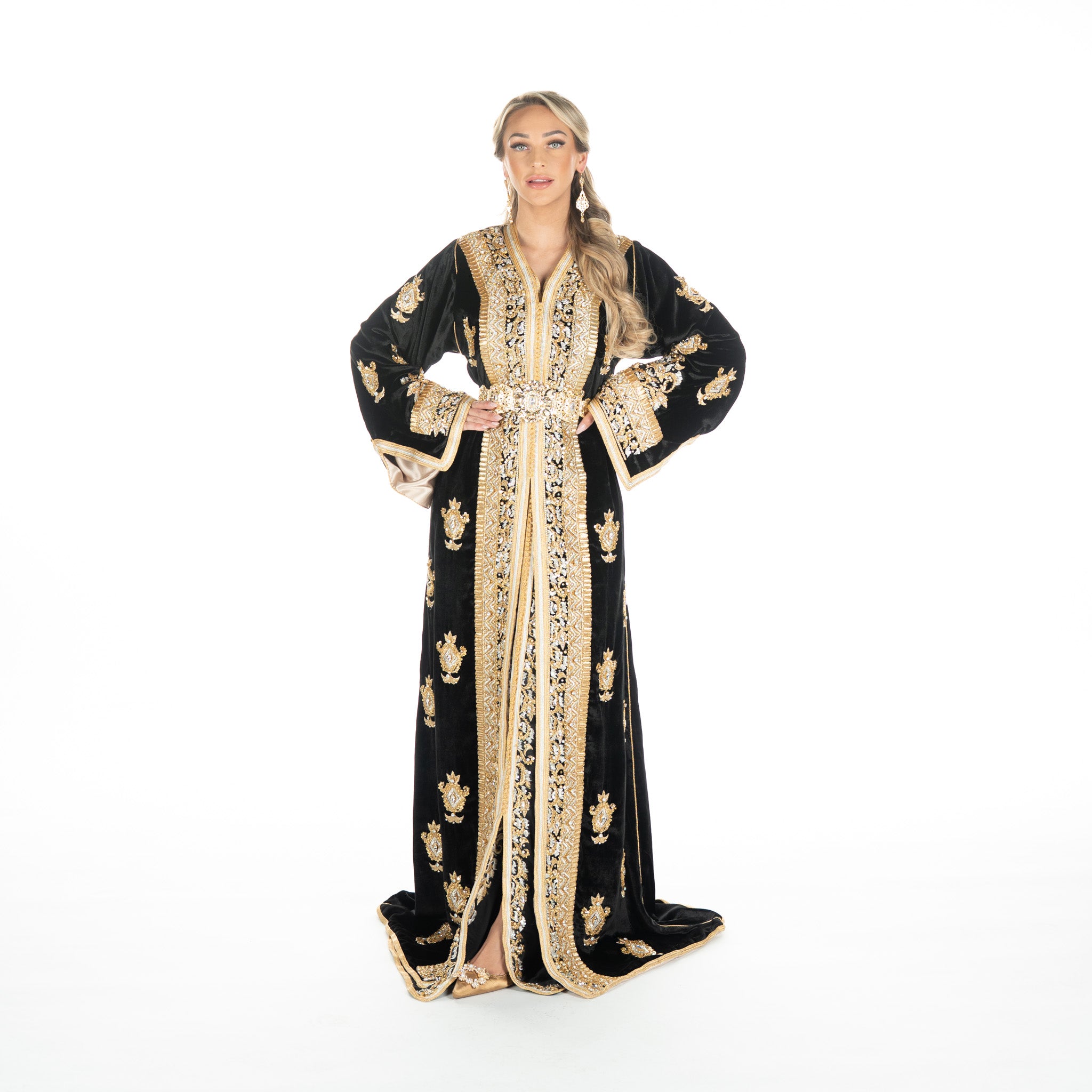 Exclusieve Caftan Aleena Black