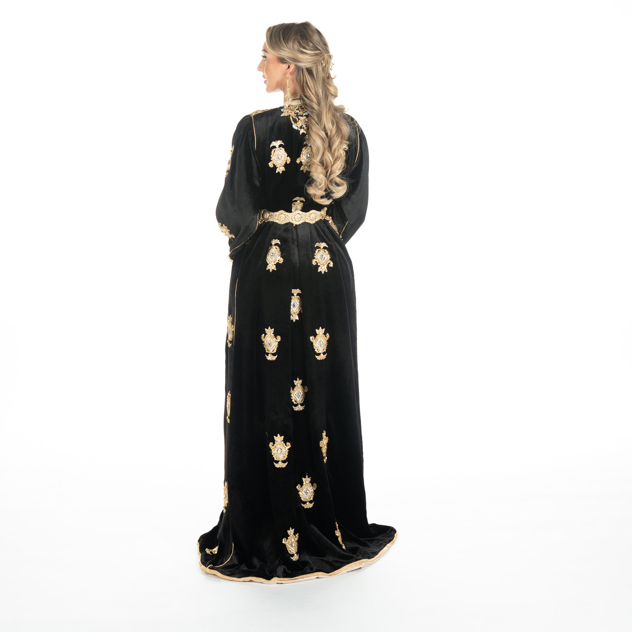 Exclusieve Caftan Aleena Black