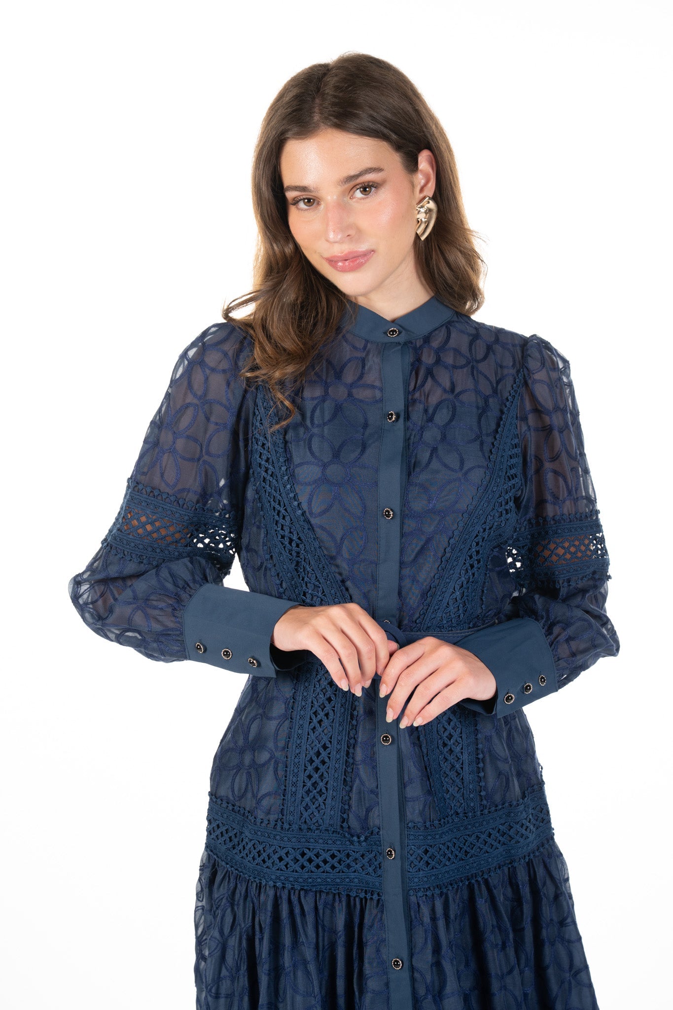 Dress Lila Oxfordblue