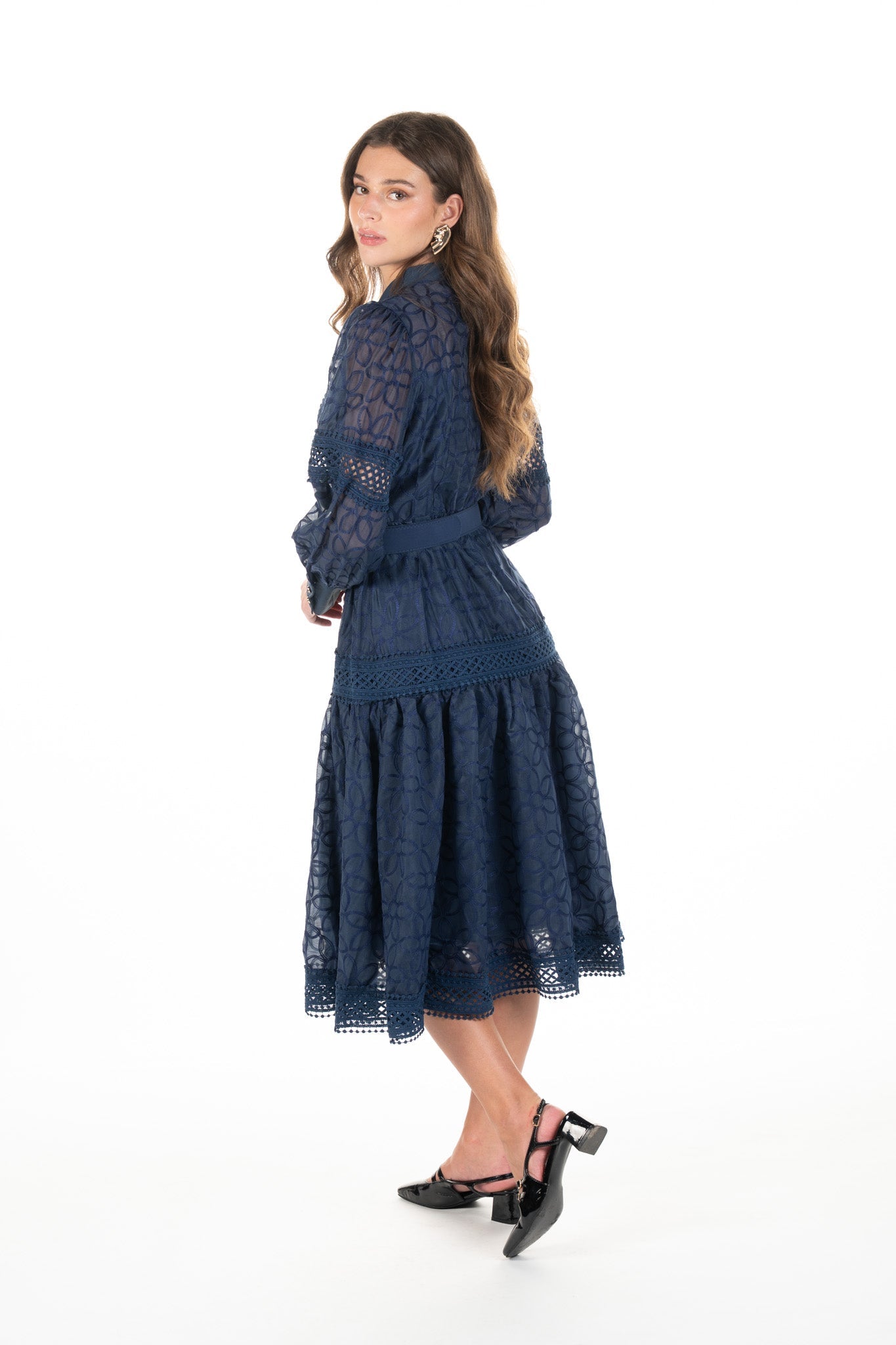 Dress Lila Oxfordblue