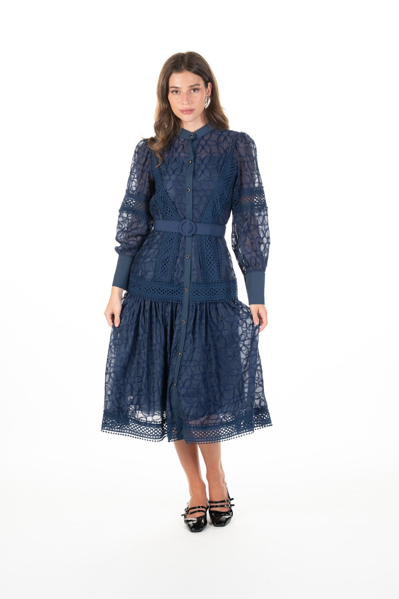 Dress Lila Oxfordblue