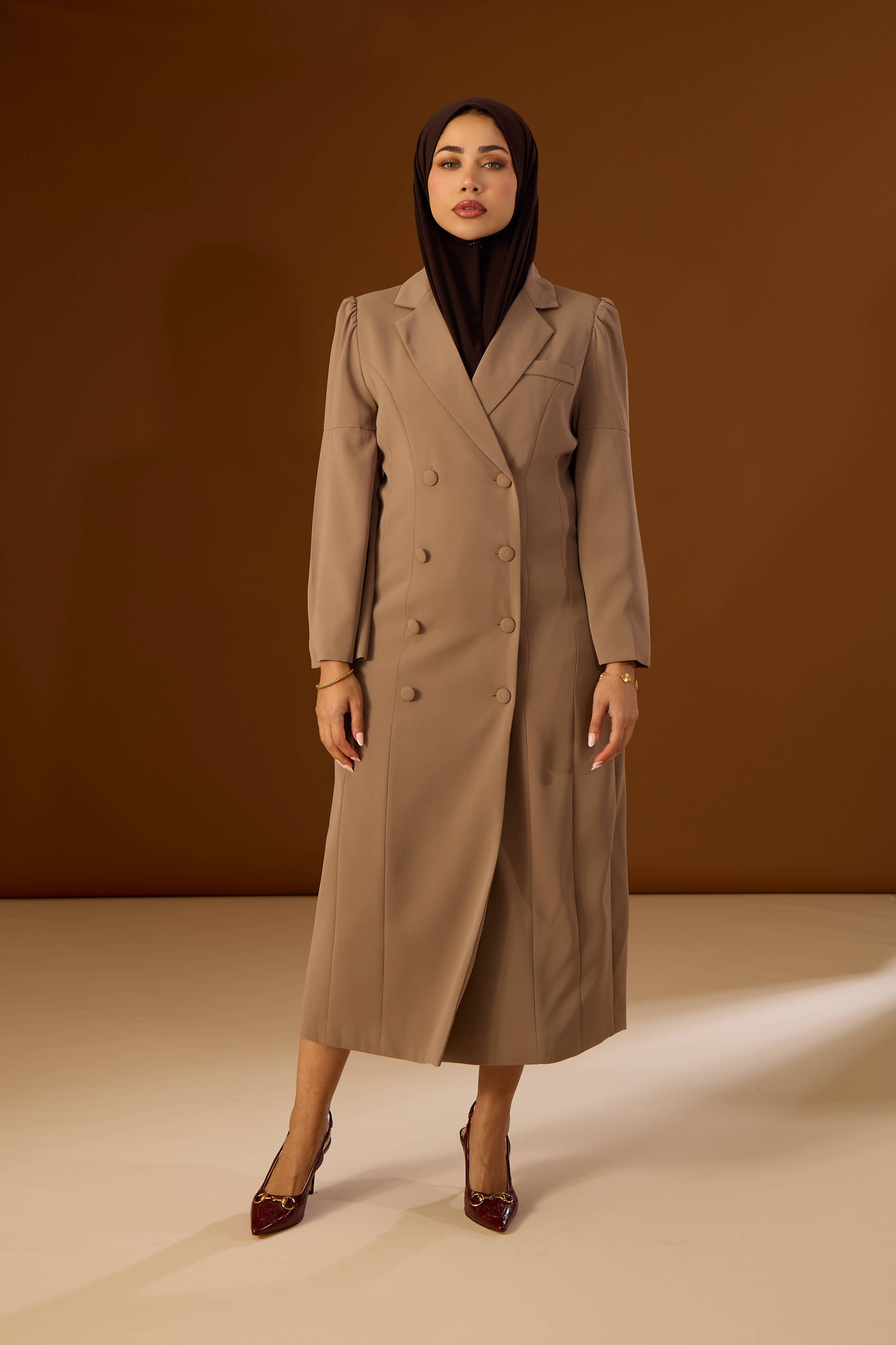 Dress Fay Coffee Brown