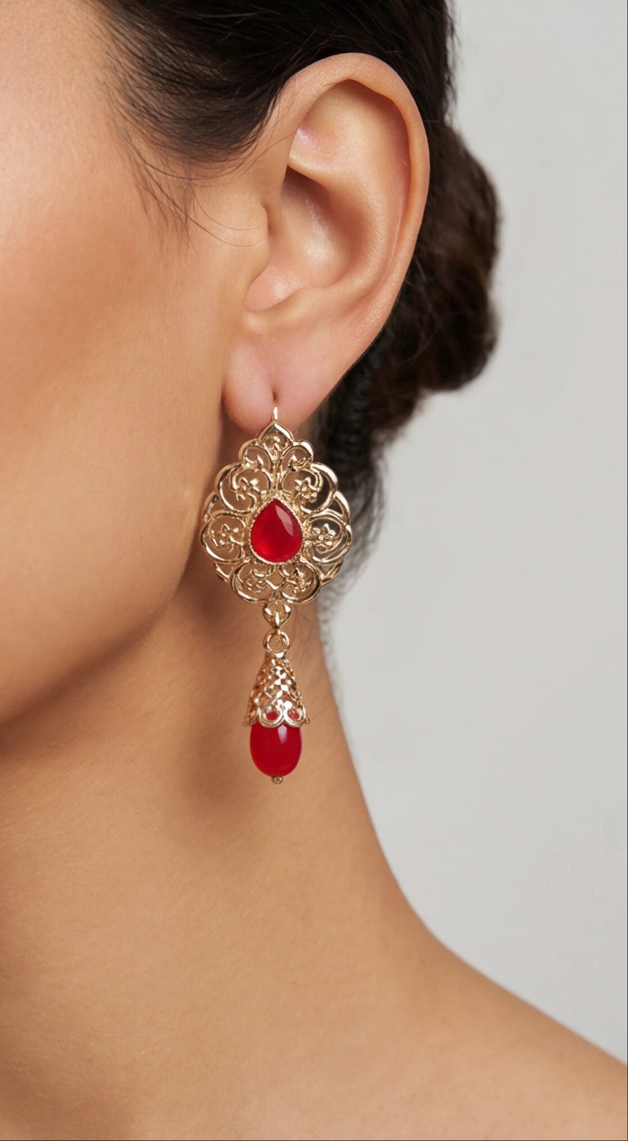Red Nabi Earrings