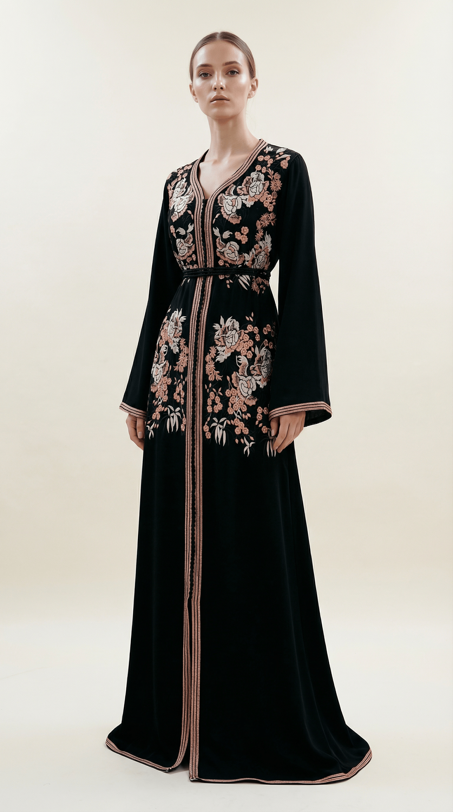 Caftan Mouna Black