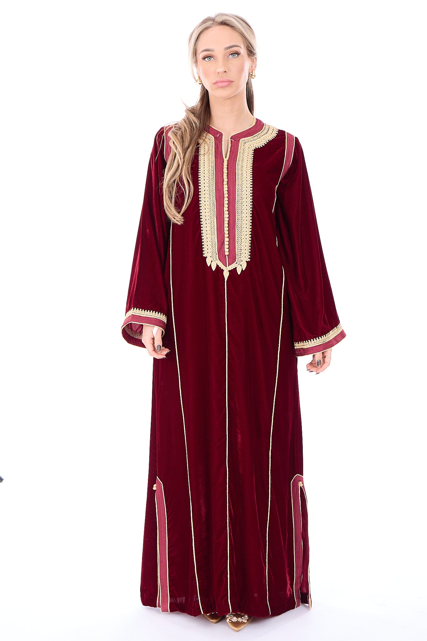 Caftan Lana Pomegrante