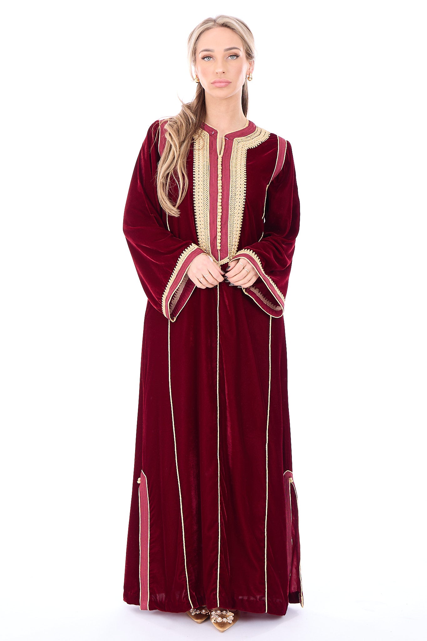 Caftan Lana Pomegrante
