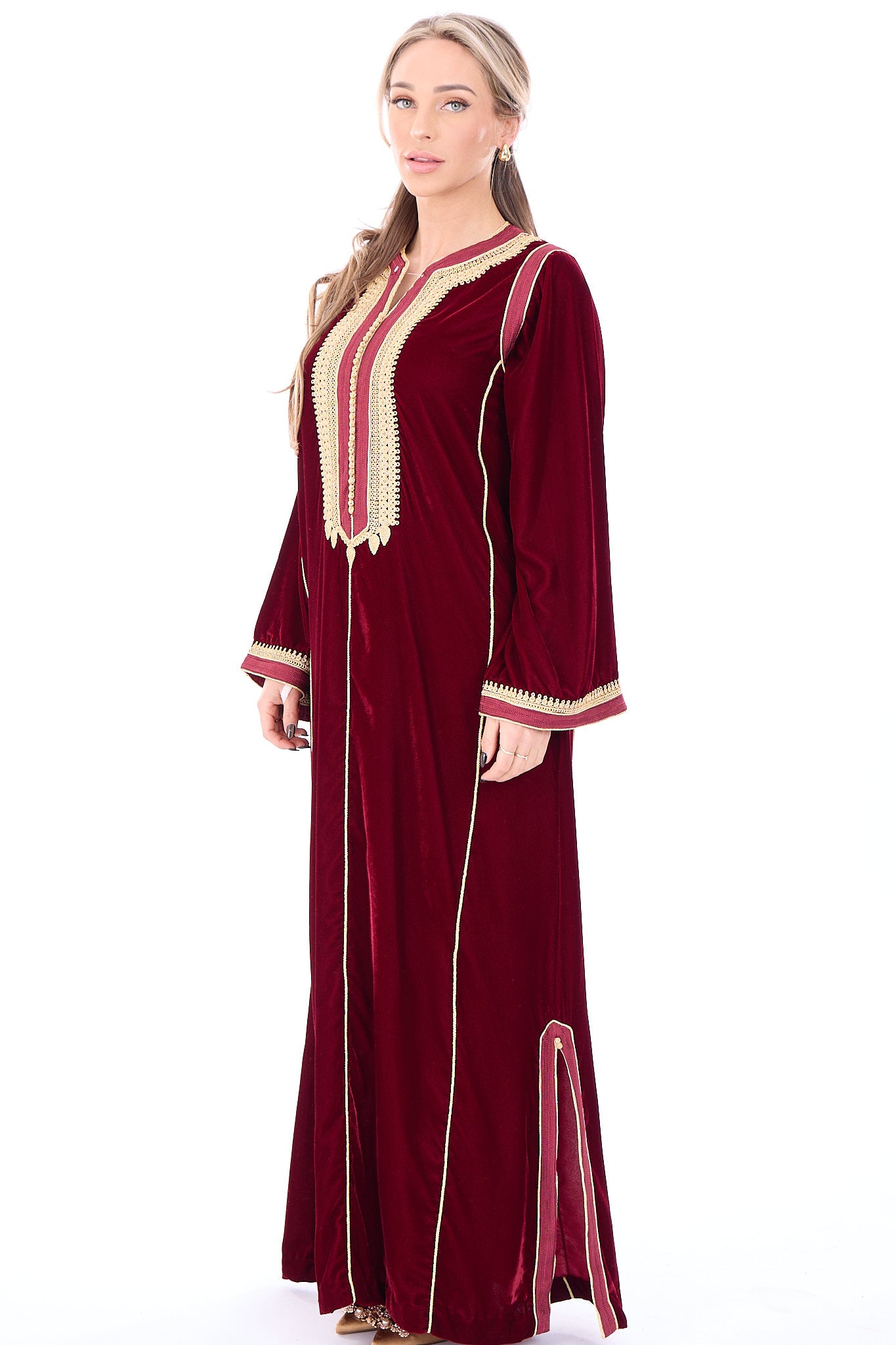 Caftan Lana Pomegrante