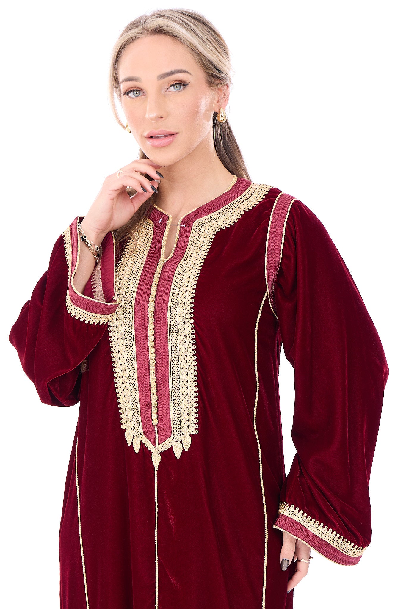 Caftan Lana Pomegrante