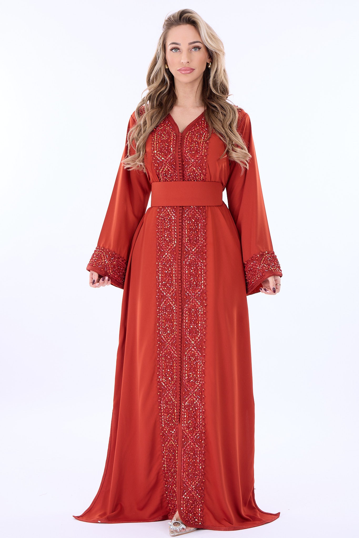 Caftan Rasha Dark Orange