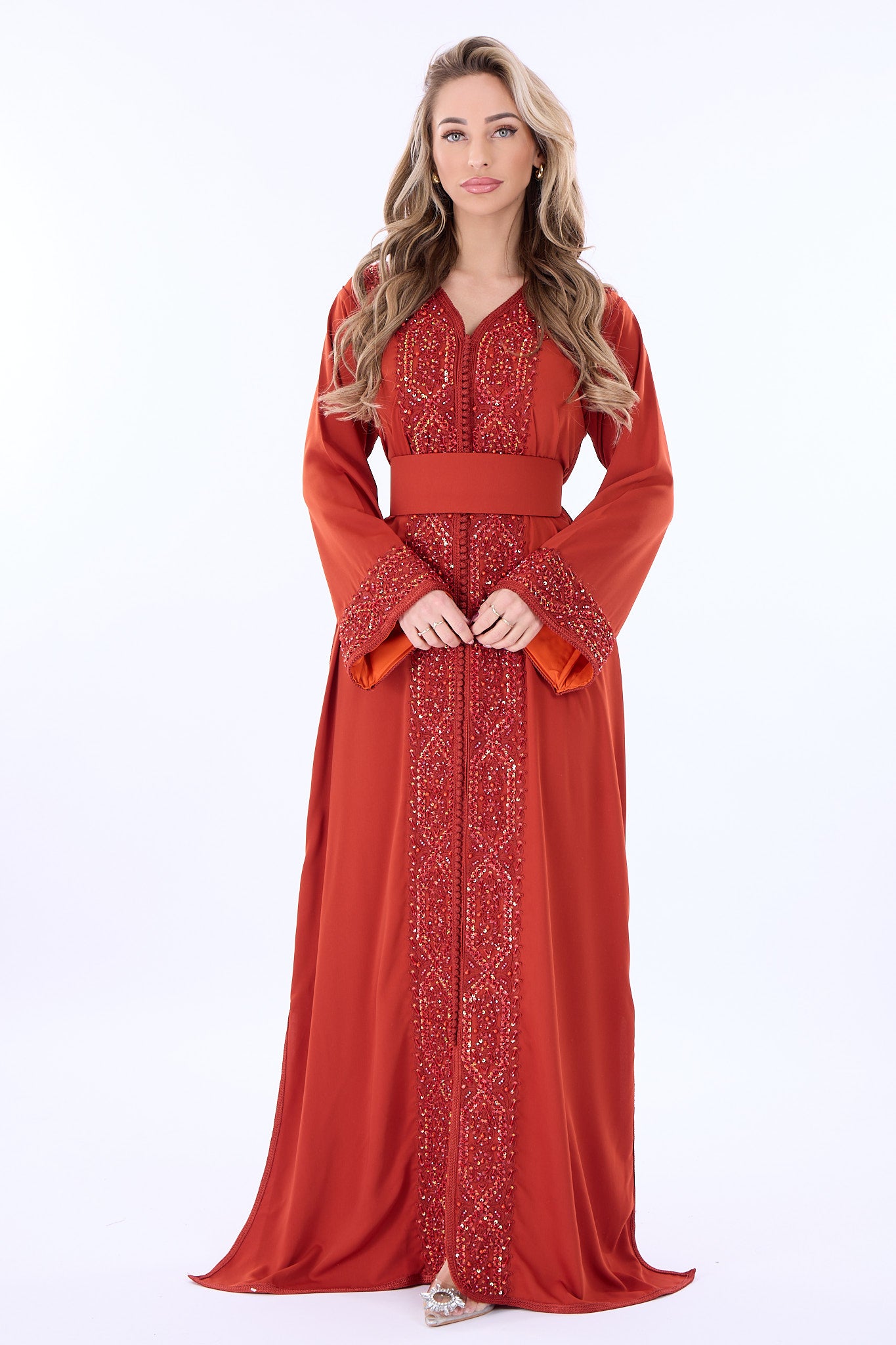 Caftan Rasha Dark Orange