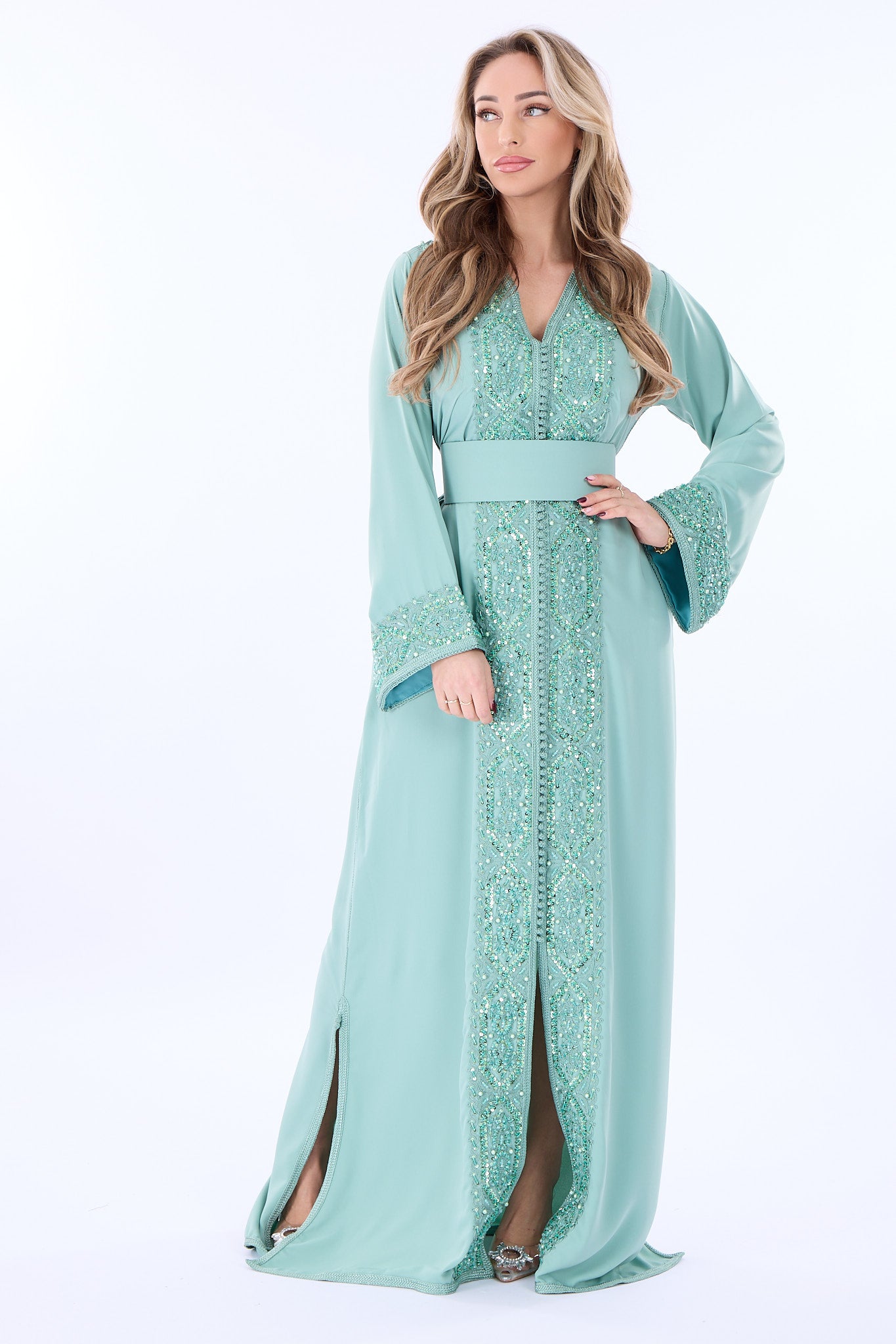 Caftan Rasha Mintgreen
