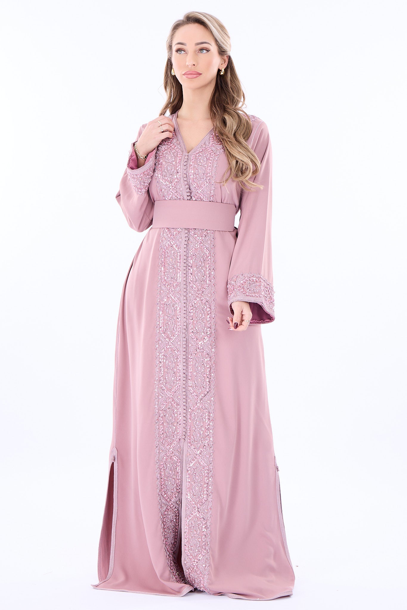 Caftan Rasha Paleviolet Pink