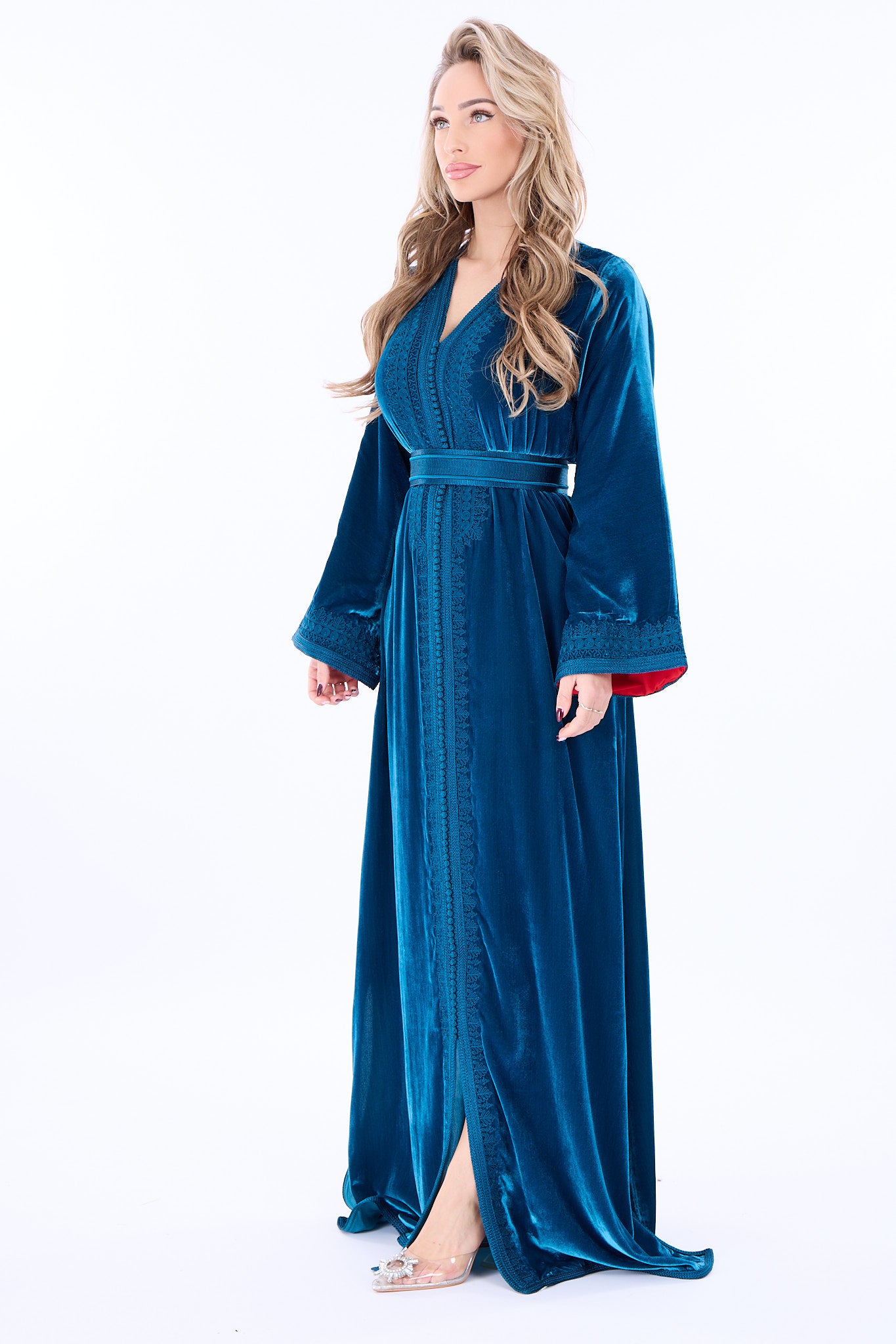Caftan Amani Blue Petrol
