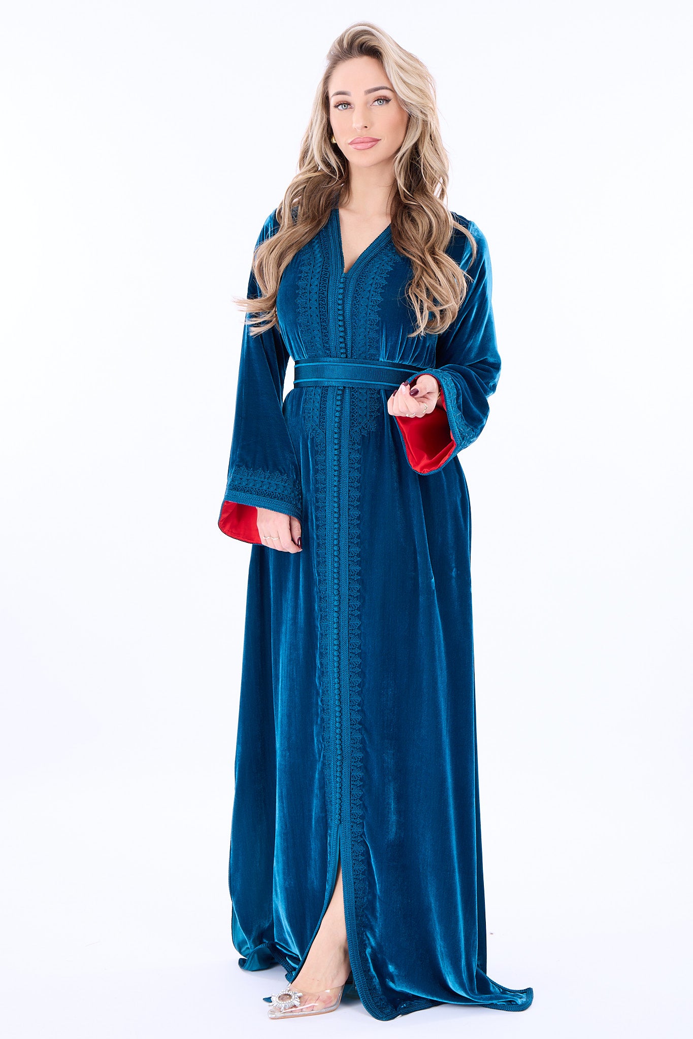 Caftan Amani Blue Petrol