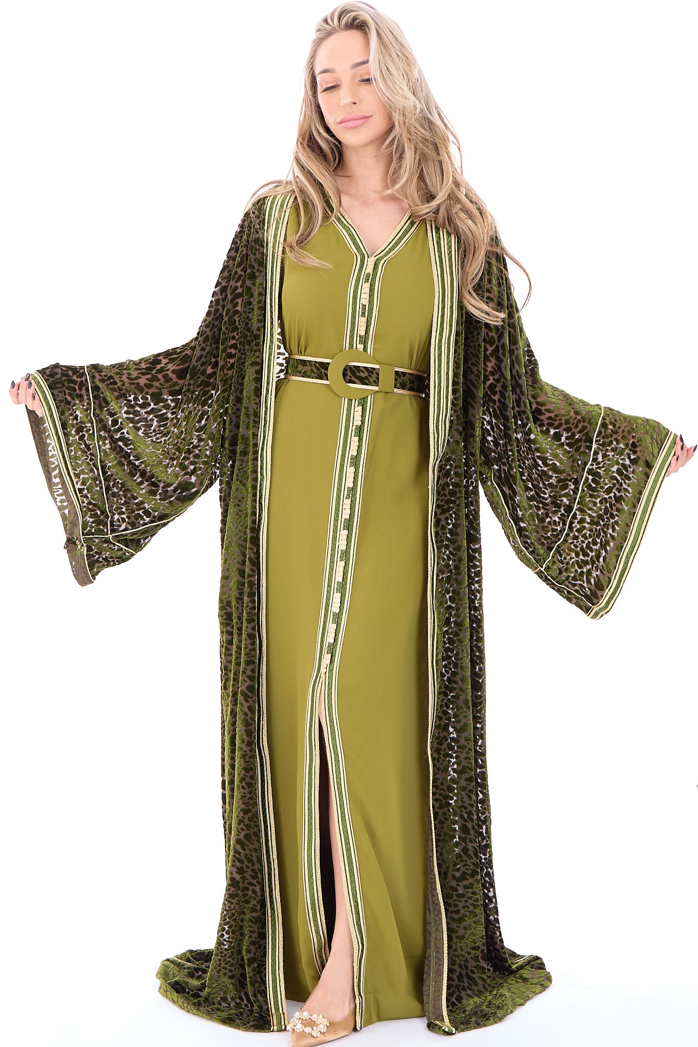 Caftan Anissa Oivegreen