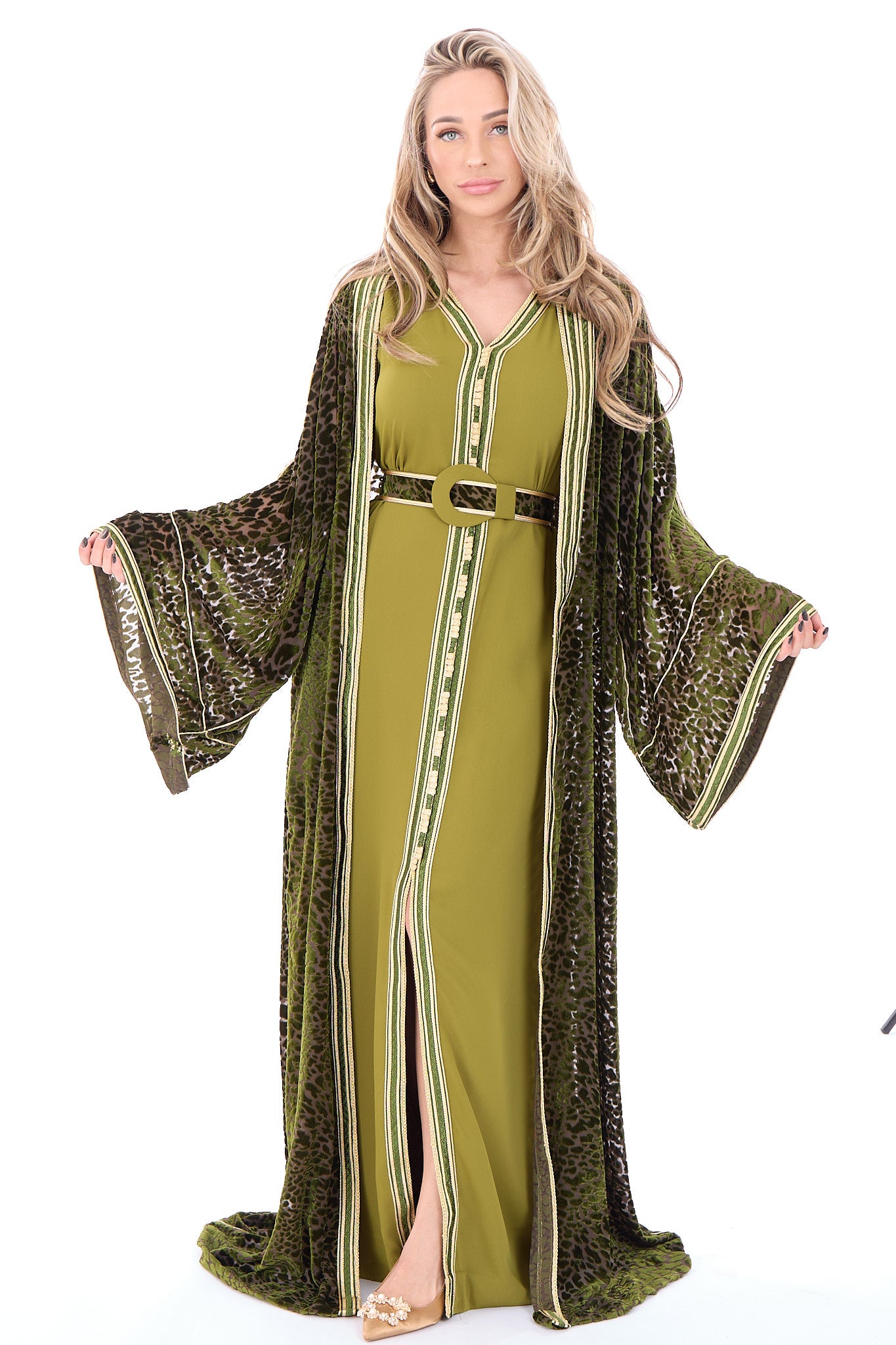 Caftan Anissa Oivegreen