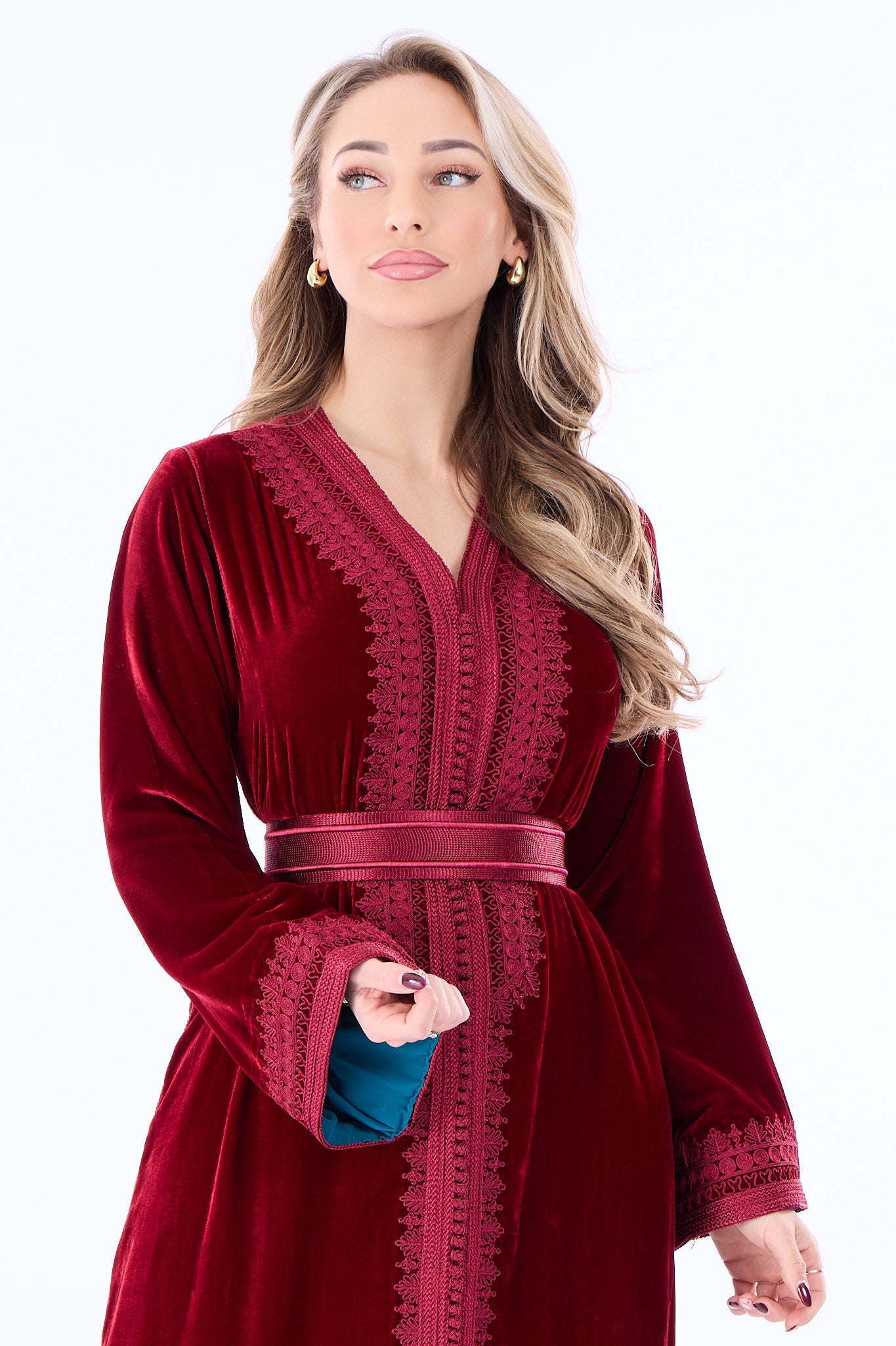 Caftan Amani Pomegrante