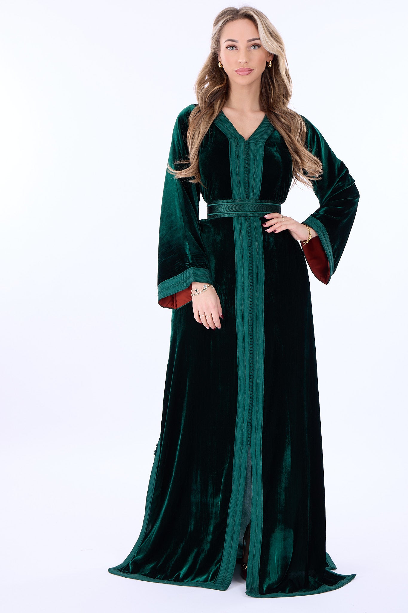 Caftan Sahar Darkgreen