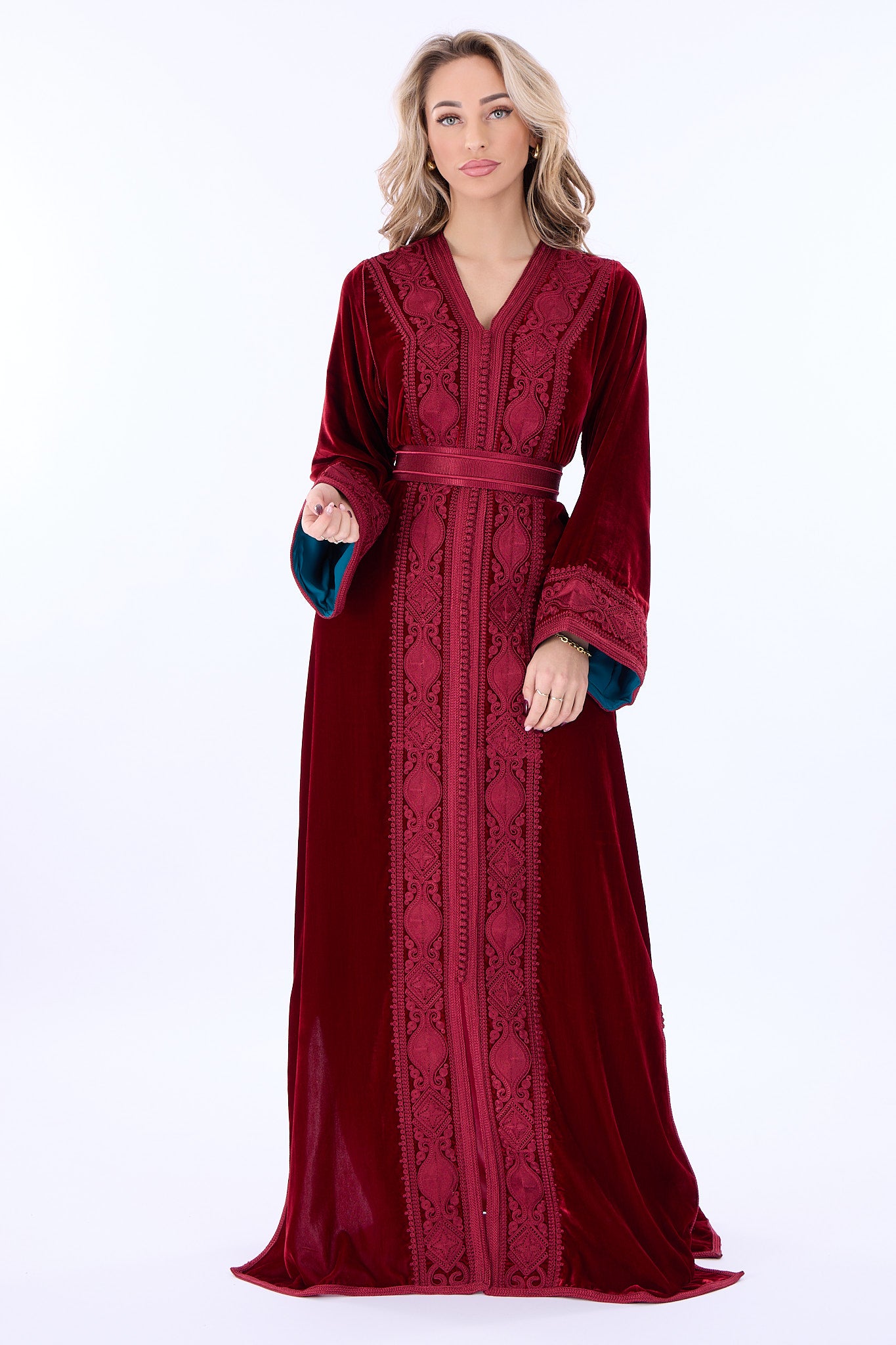 Caftan Ines Pomegrante