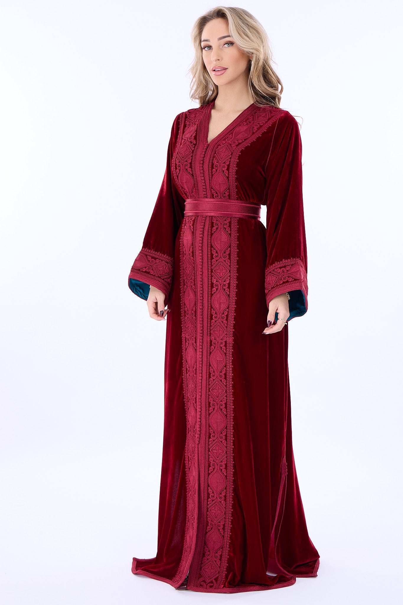 Caftan Ines Pomegrante