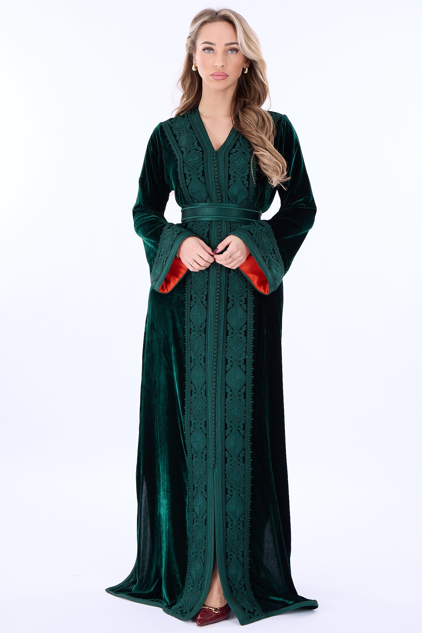 Caftan Ines Darkgreen