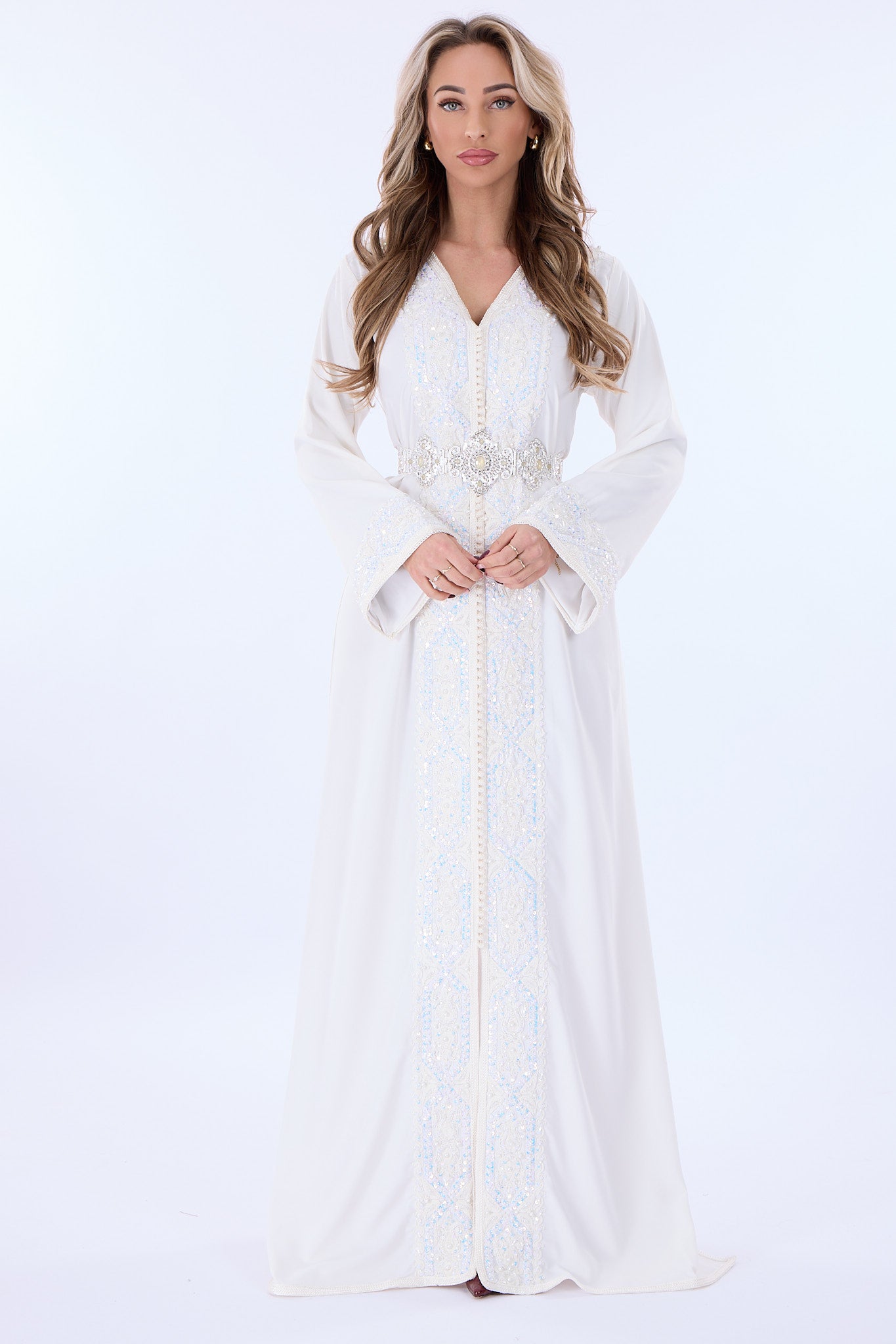 Caftan Rasha Brokenwhite