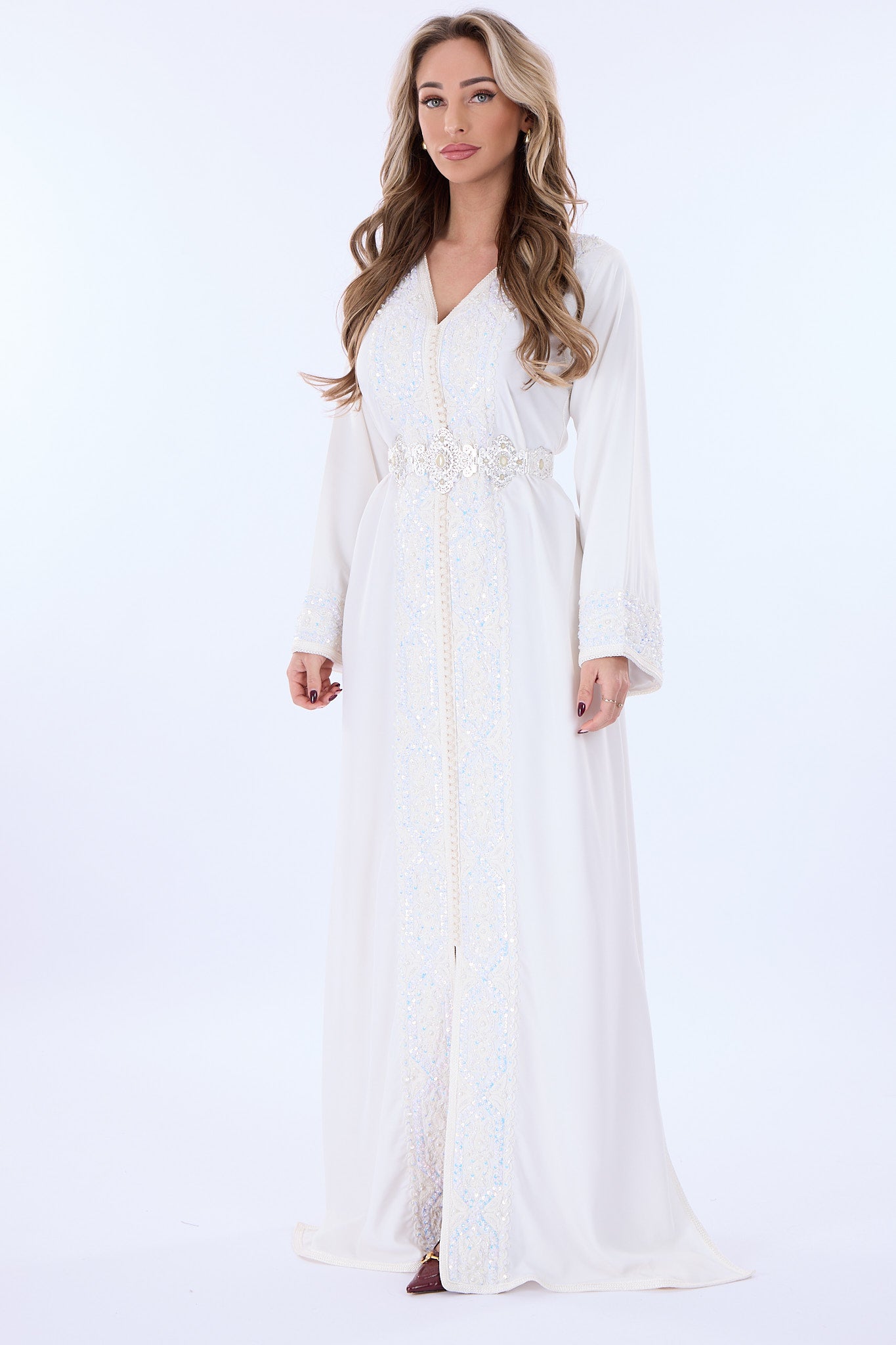 Caftan Rasha Brokenwhite