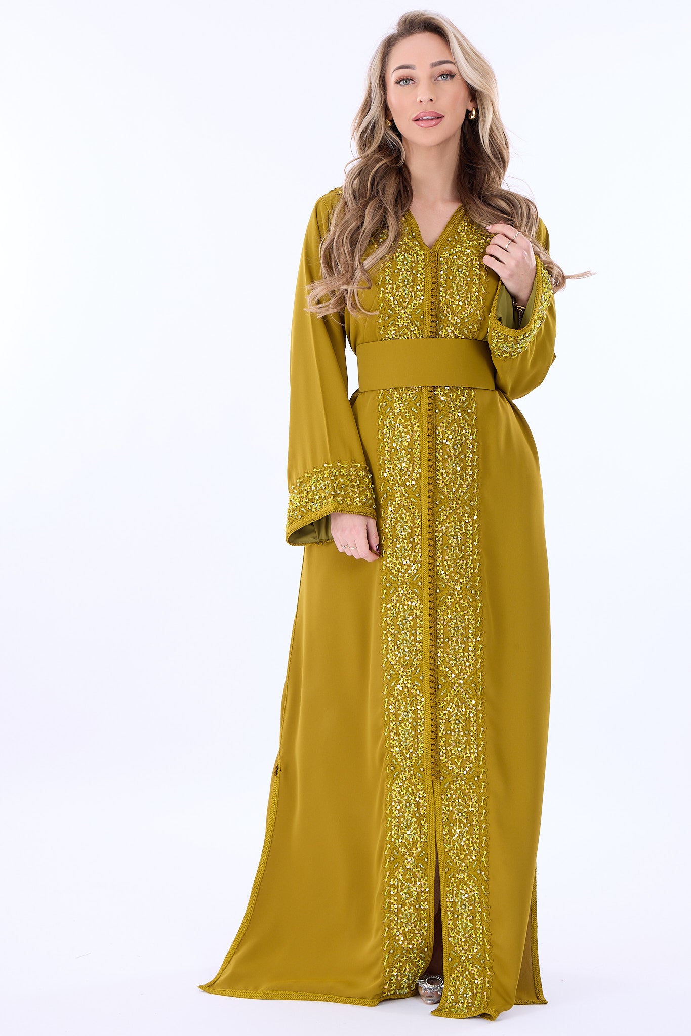 Caftan Rasha Mosterd