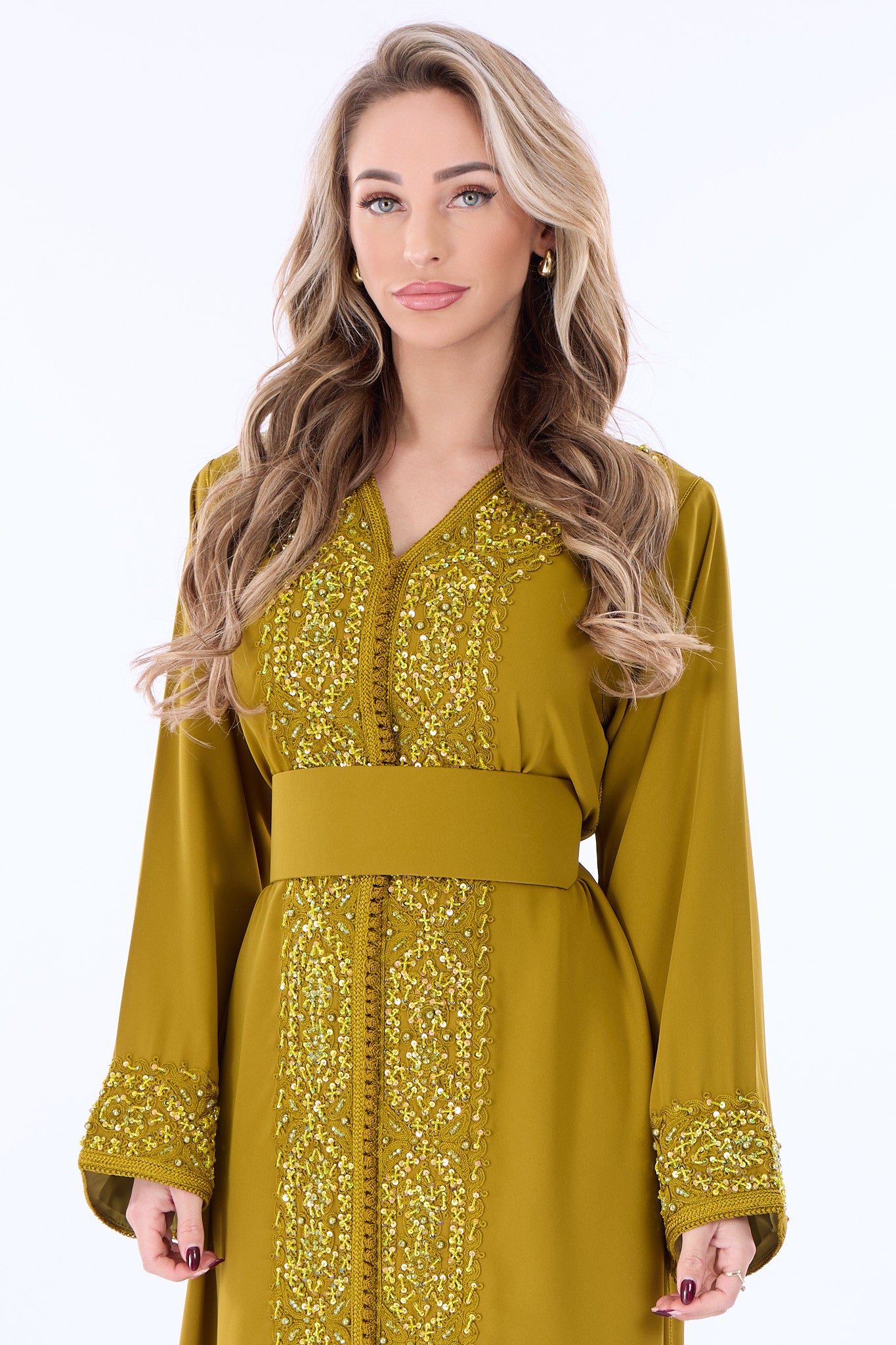 Caftan Rasha Mosterd