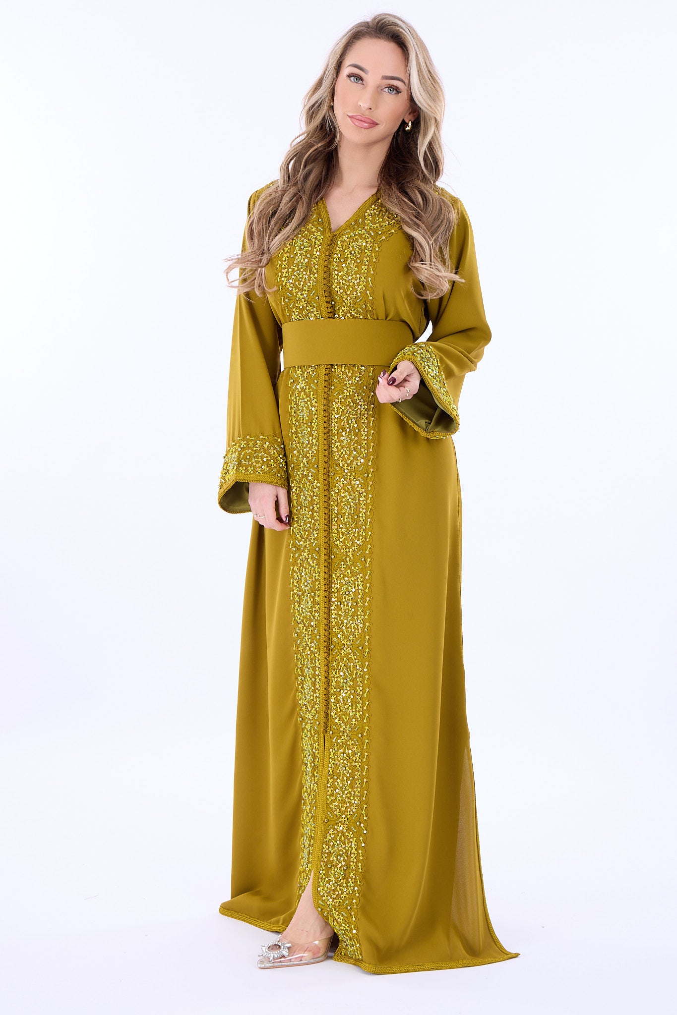 Caftan Rasha Mosterd