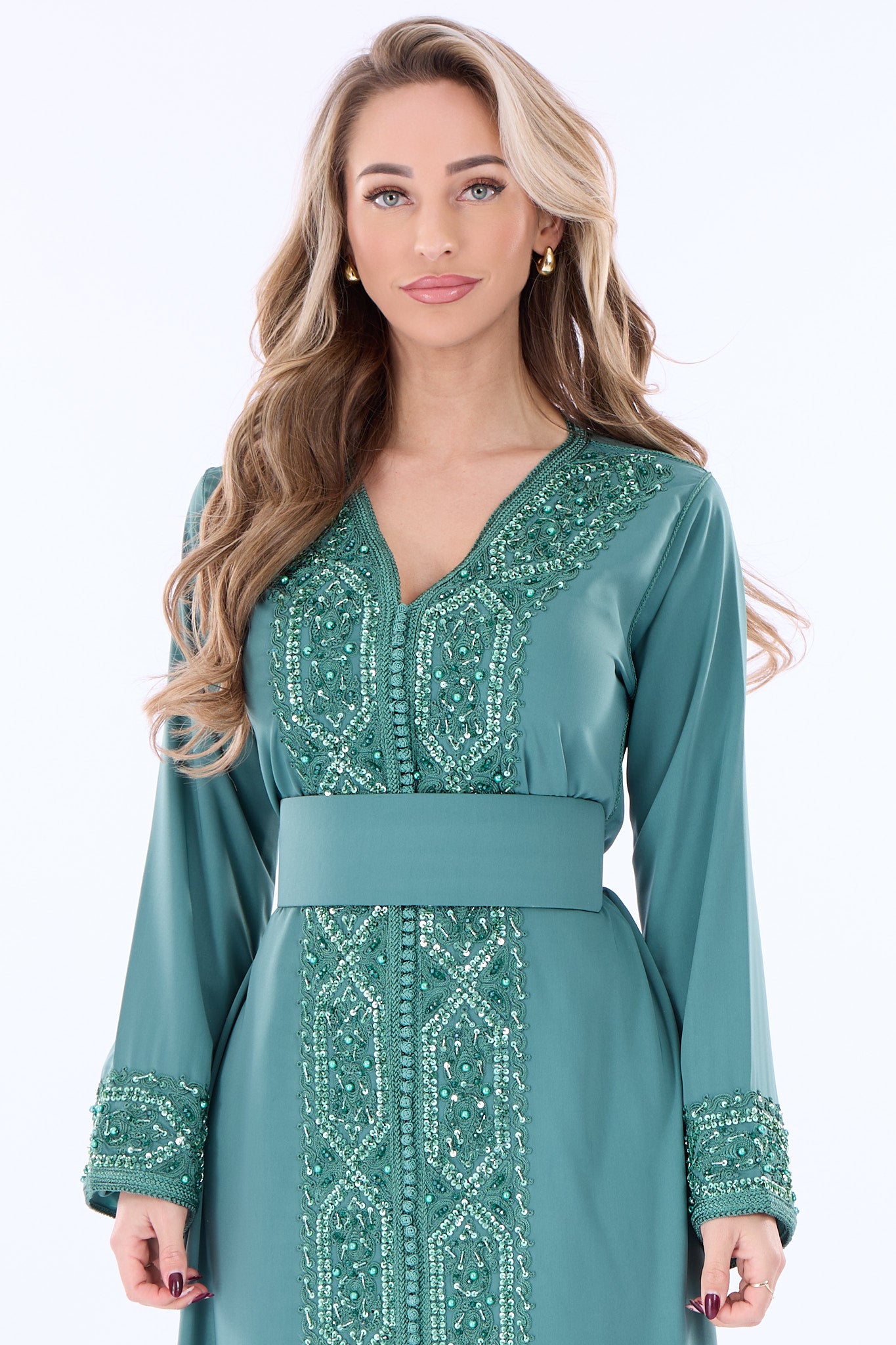 Caftan Rasha Darkseagreen
