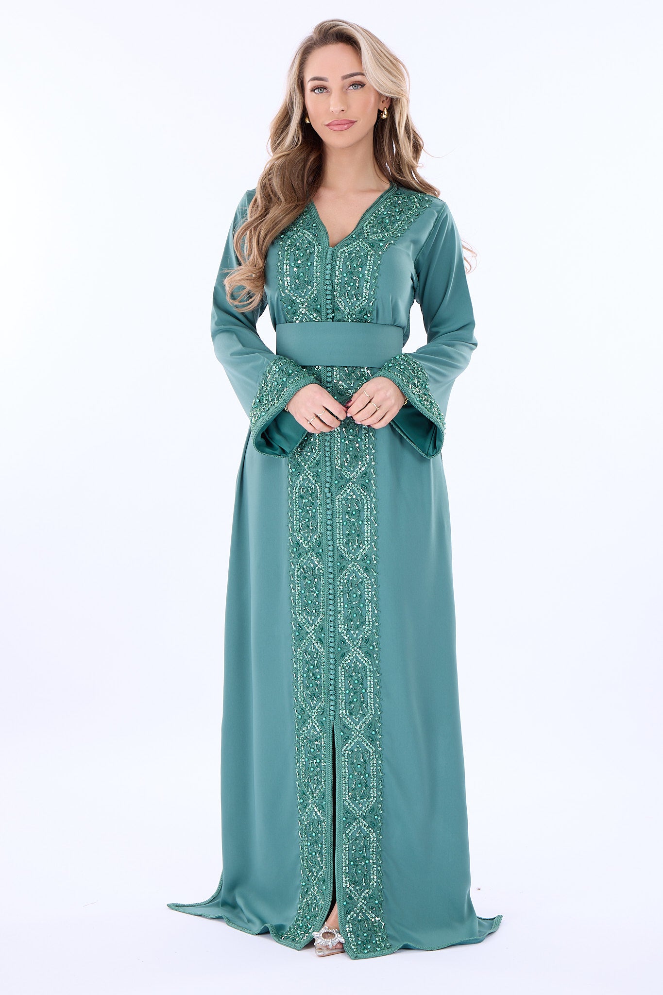 Caftan Rasha Darkseagreen