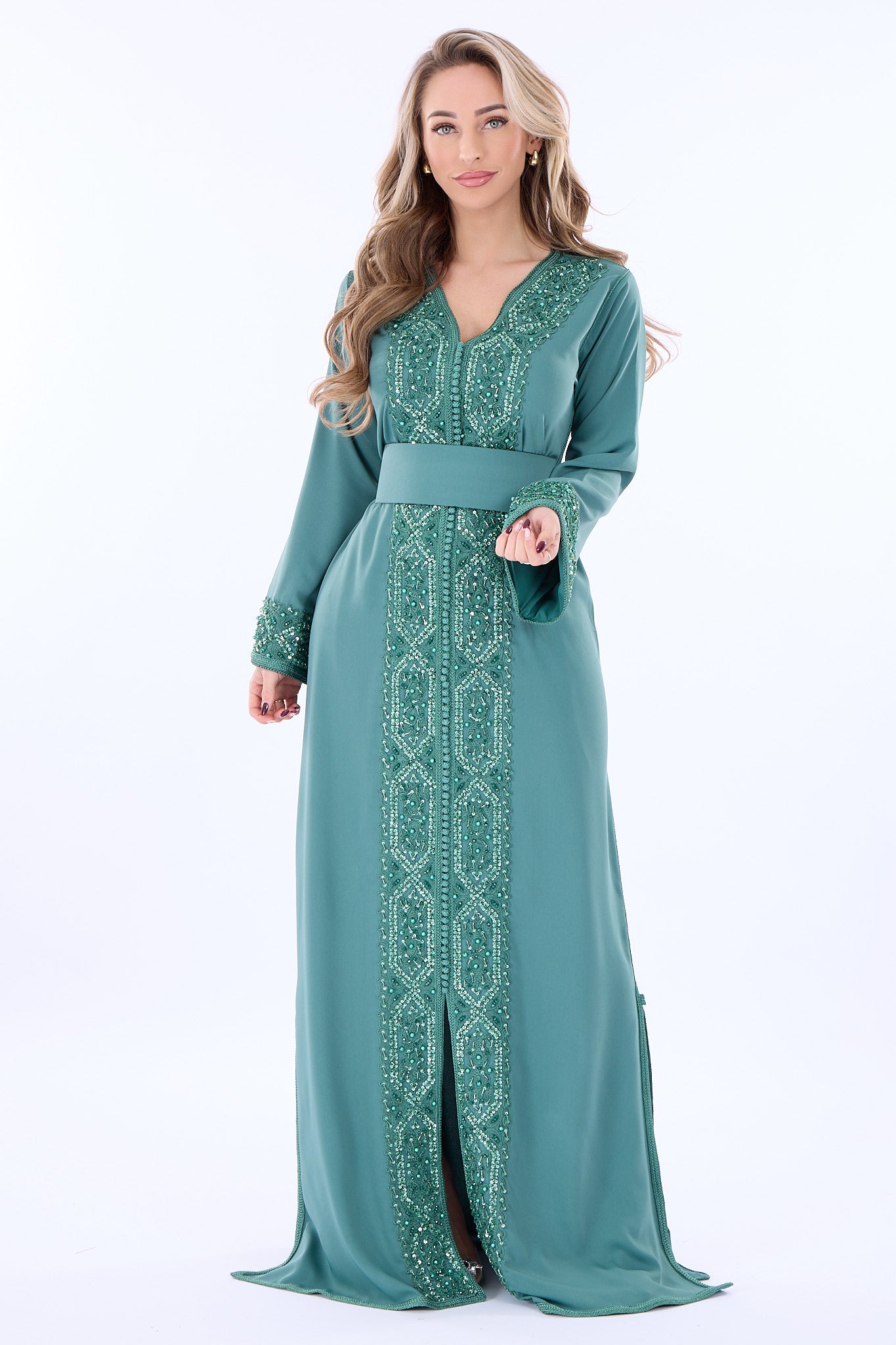 Caftan Rasha Darkseagreen