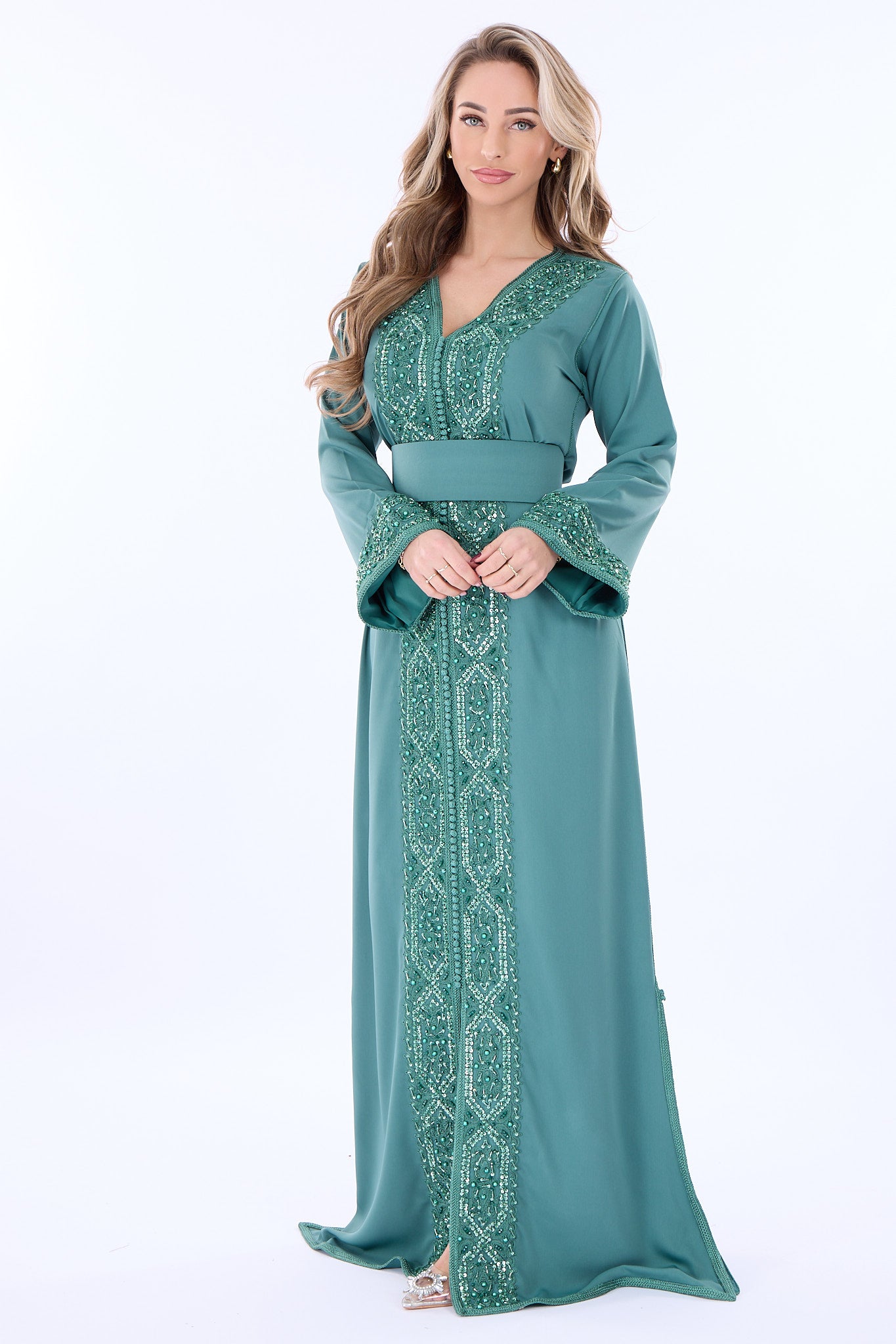 Caftan Rasha Darkseagreen