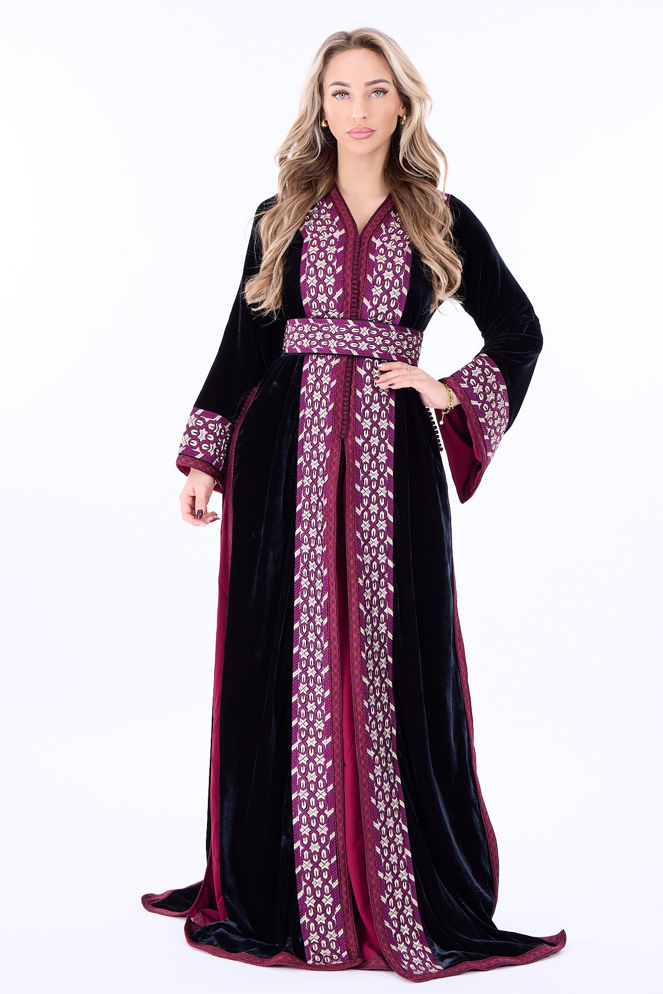 Caftan Isra Pomegrante