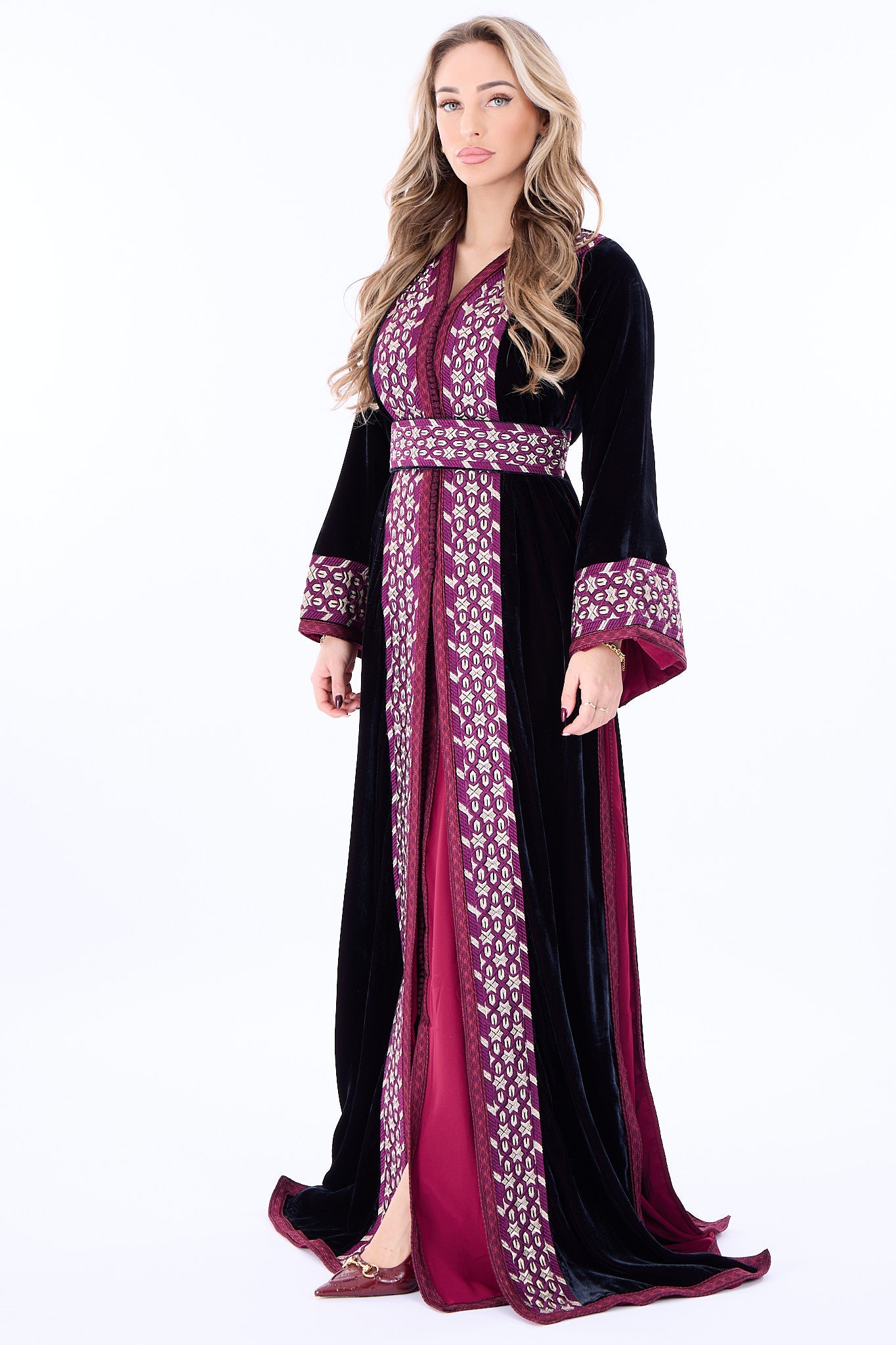 Caftan Isra Pomegrante