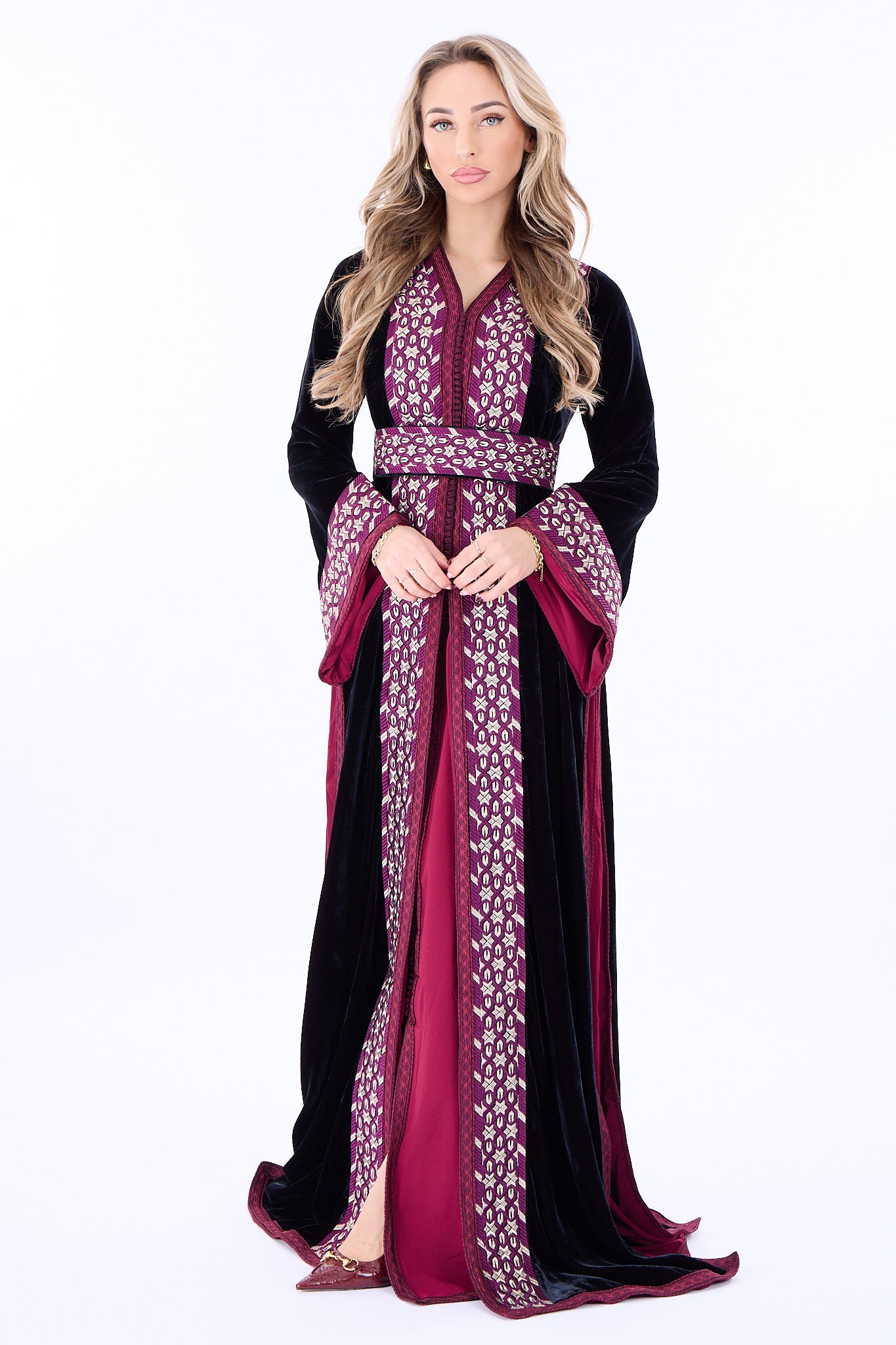 Caftan Isra Pomegrante