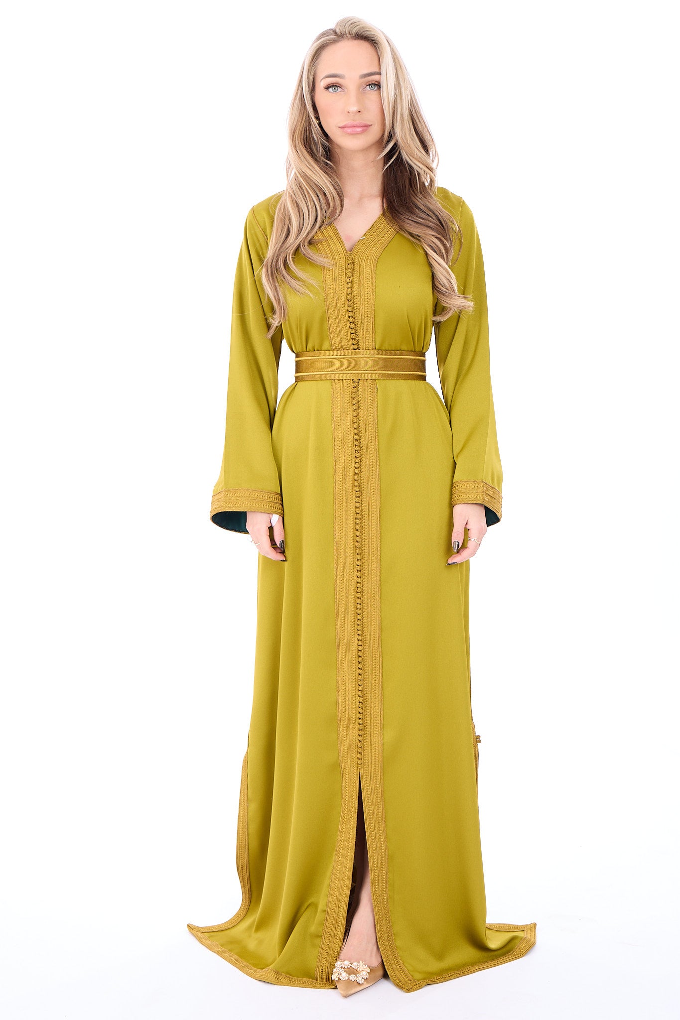 Caftan Imaan Mosterd