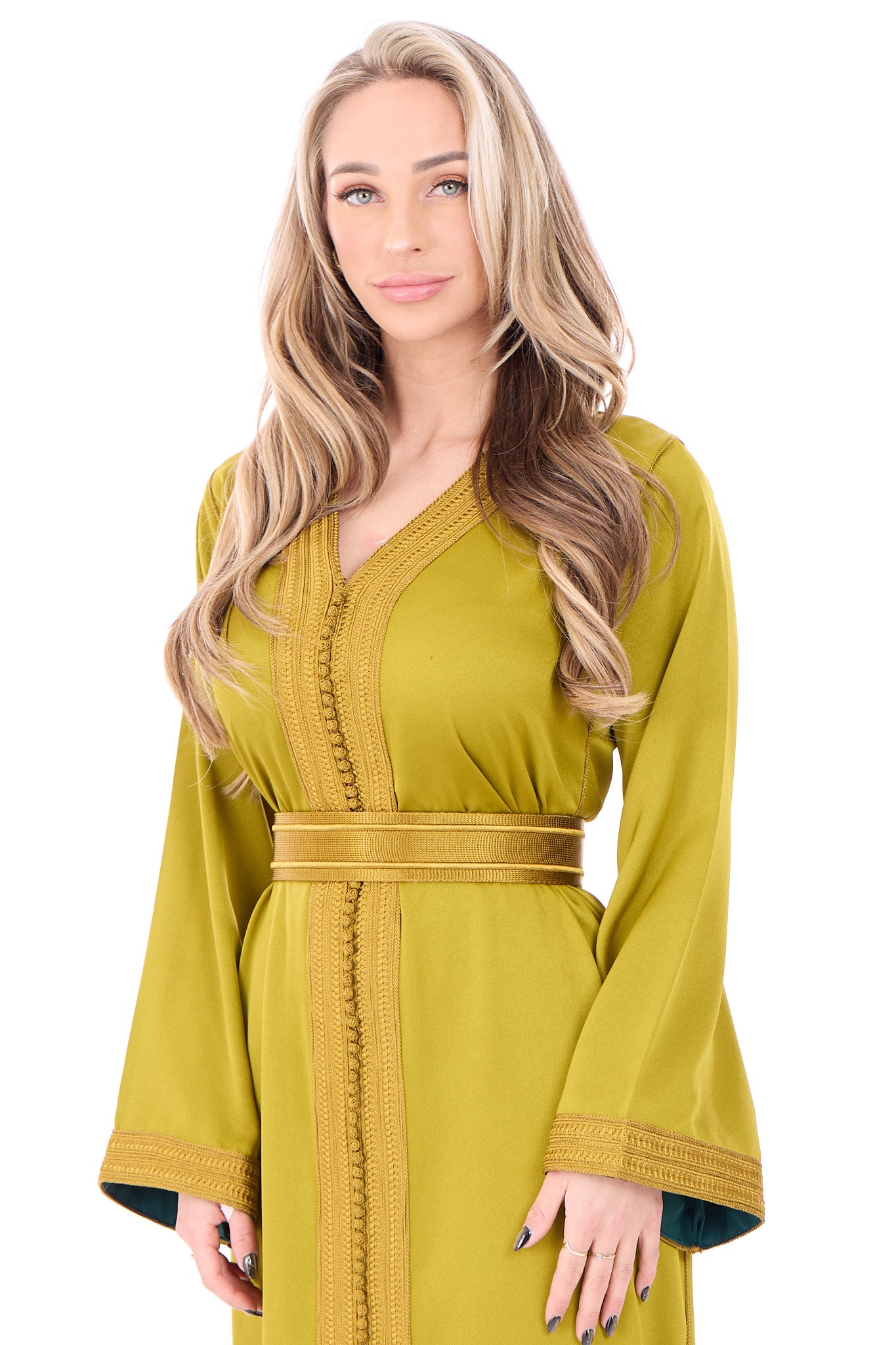 Caftan Imaan Mosterd