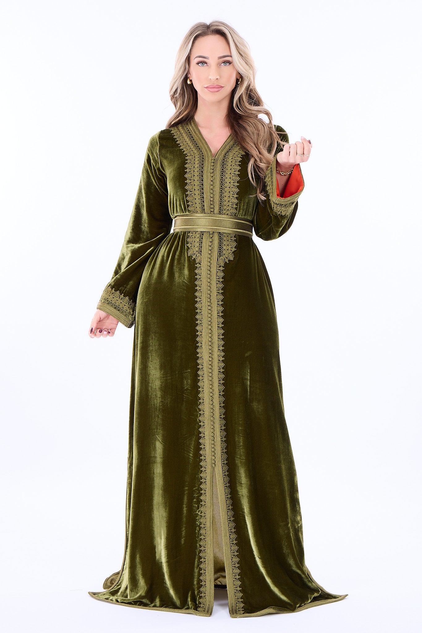 Caftan Amani Olivegreen
