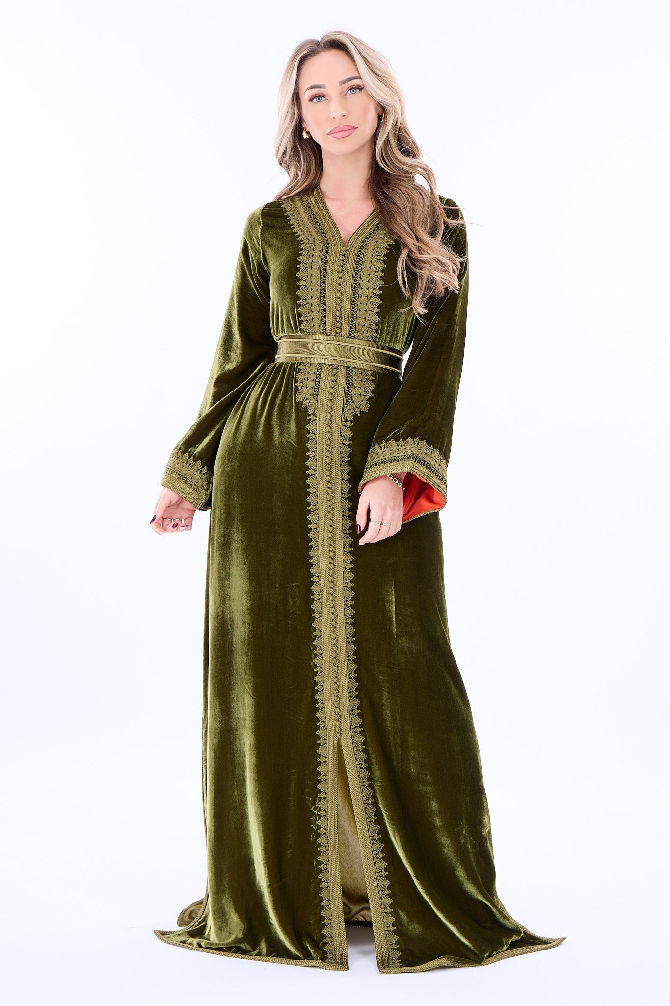 Caftan Amani Olivegreen