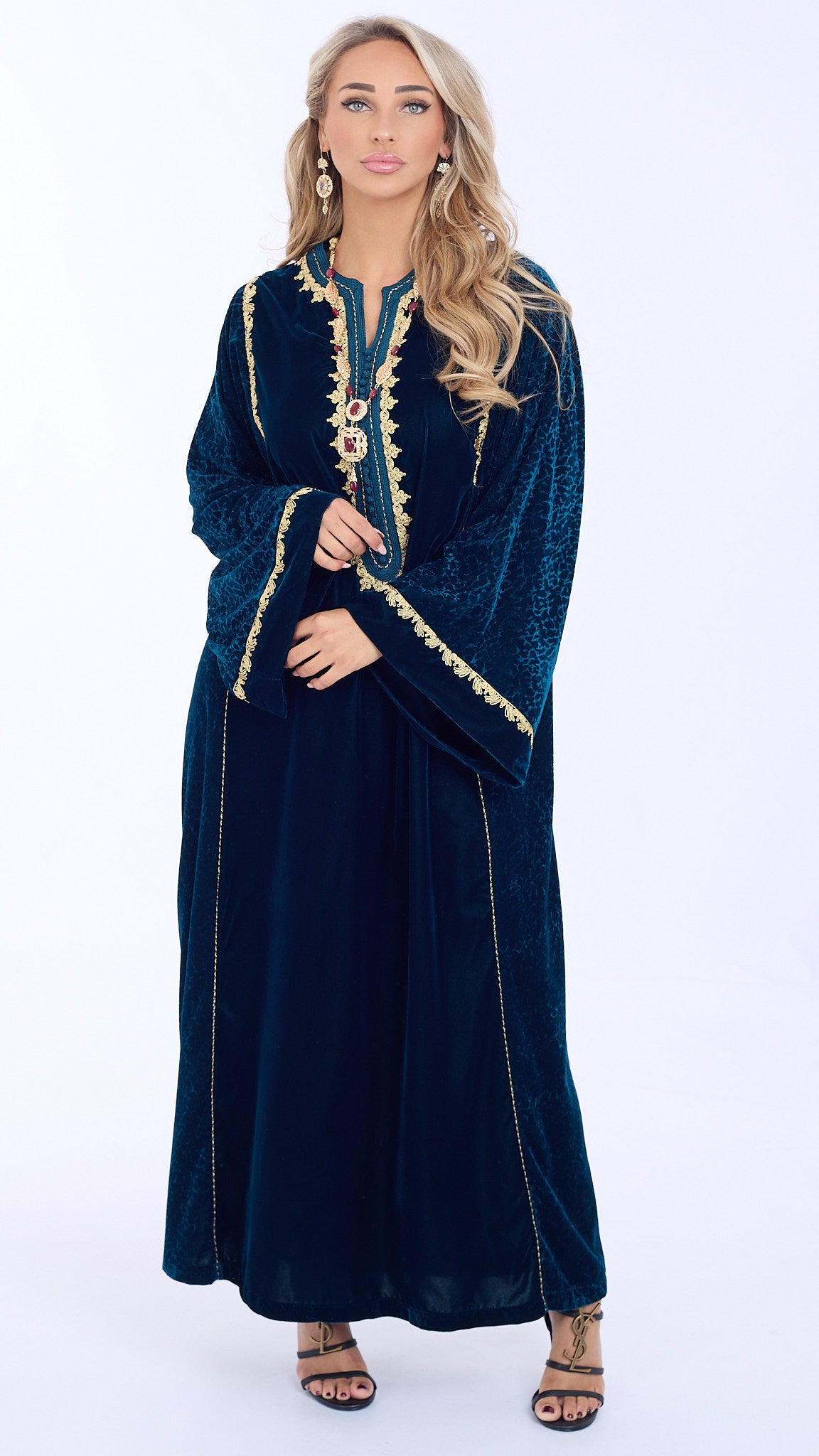 Caftan Almaas Blue Petrol