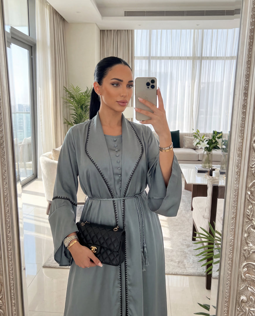 Kimono Mila Grey Blue